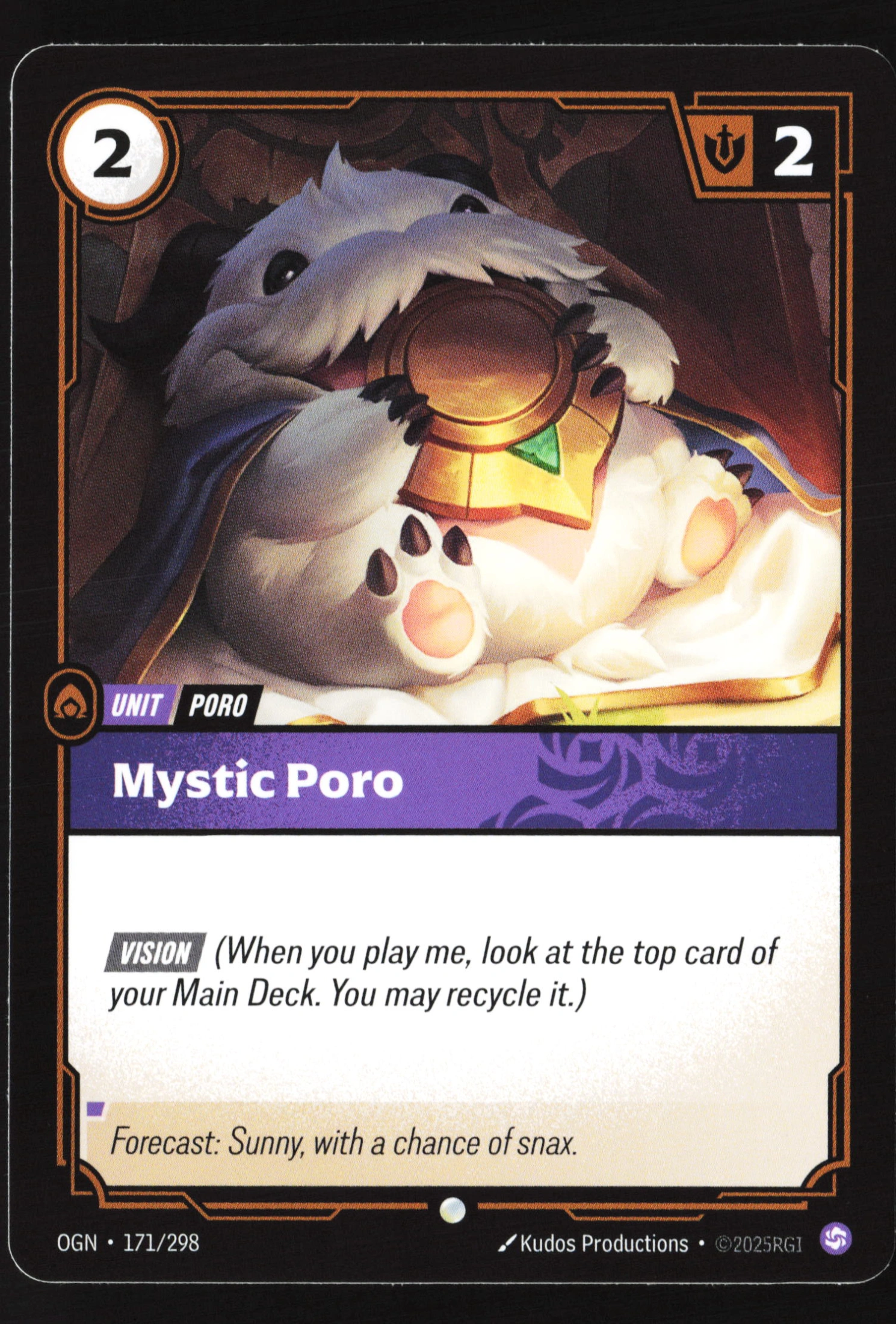 Mystic Poro (OGN 171) — Voorkant