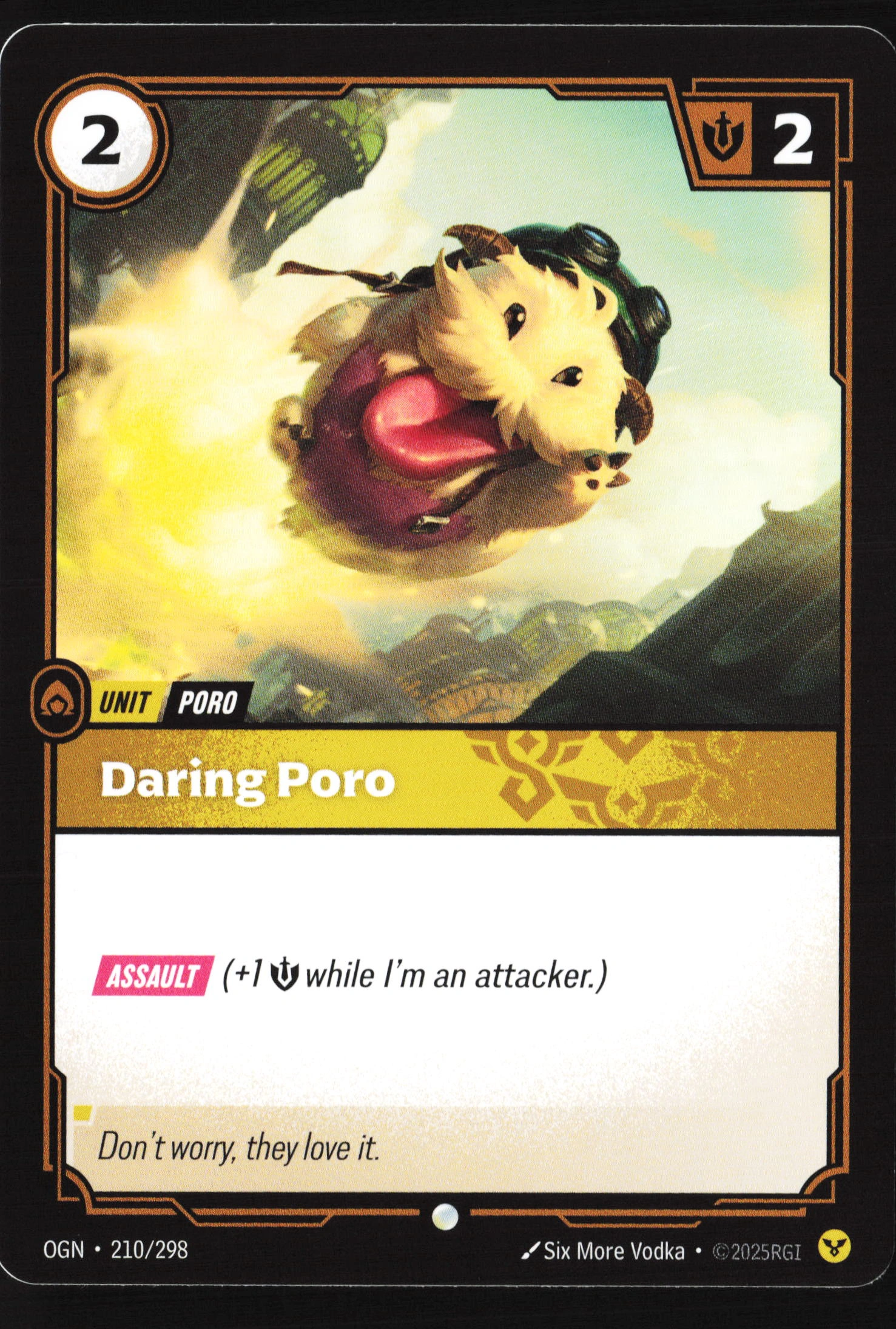 Daring Poro (OGN 210) — Voorkant