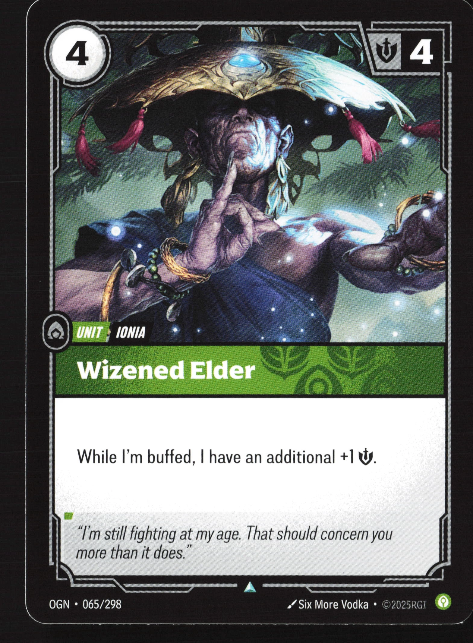 Wizened Elder (OGN 065) — Voorkant