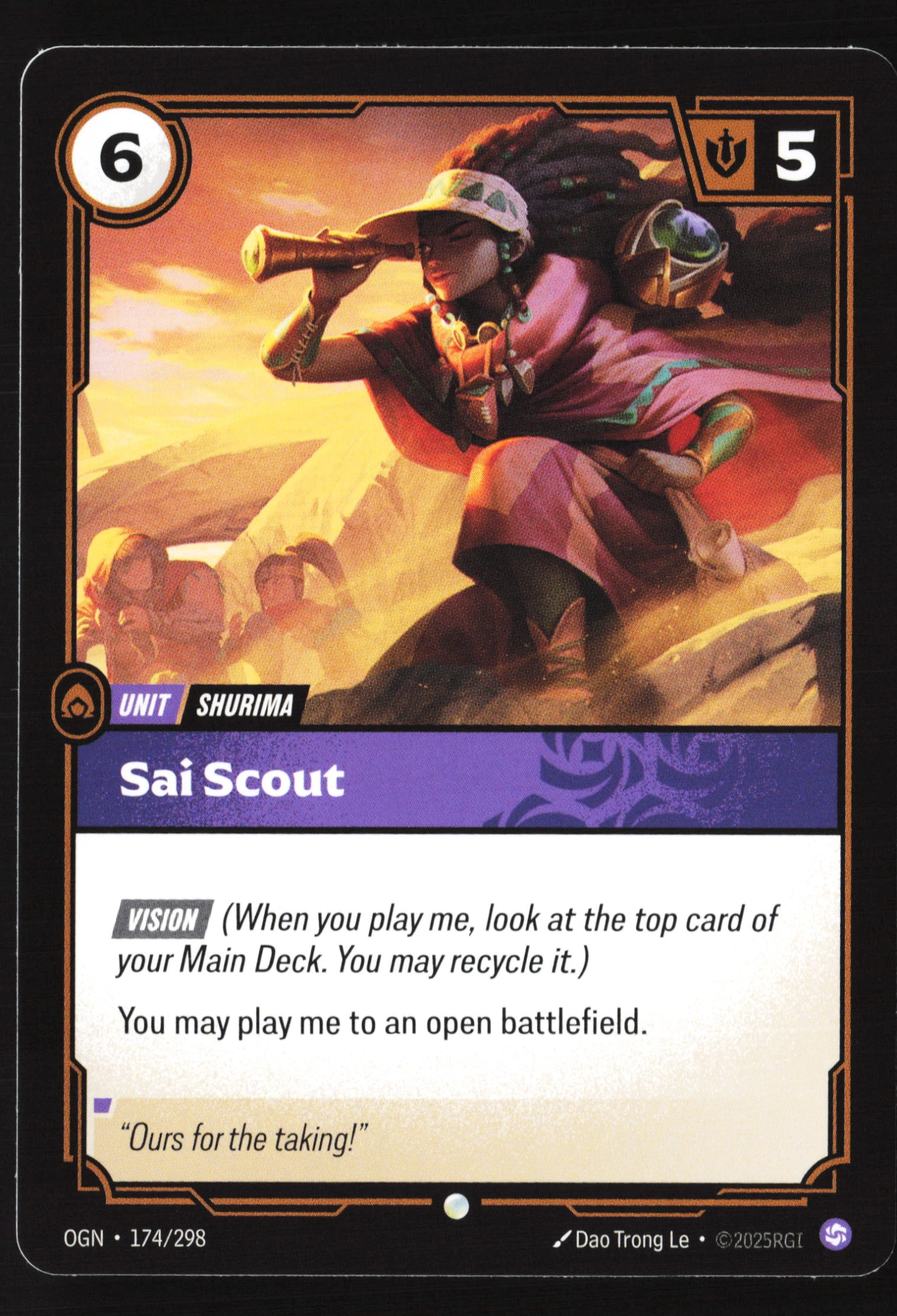 Sai Scout (OGN 174) — Voorkant