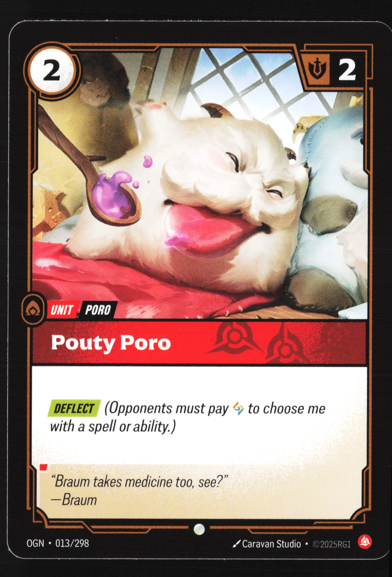 Pouty Poro (OGN 013) — Voorkant