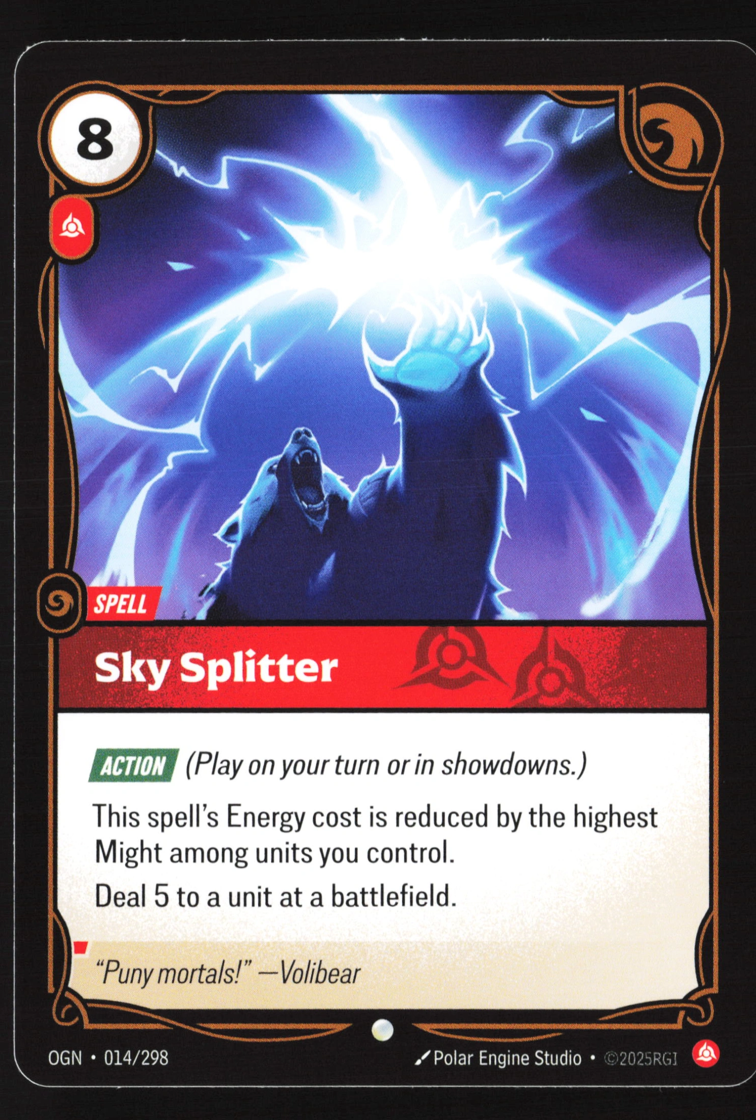 Sky Splitter (OGN 014) — Voorkant