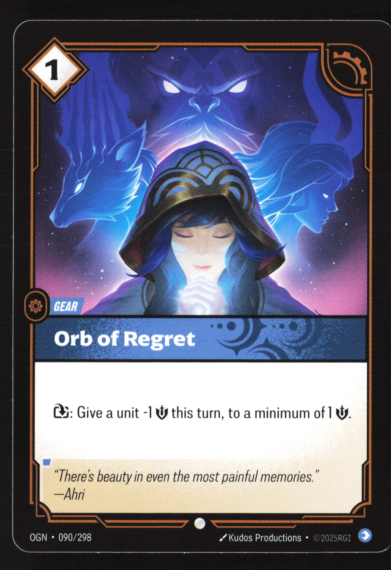 Orb Of Regret (OGN 090) — Voorkant