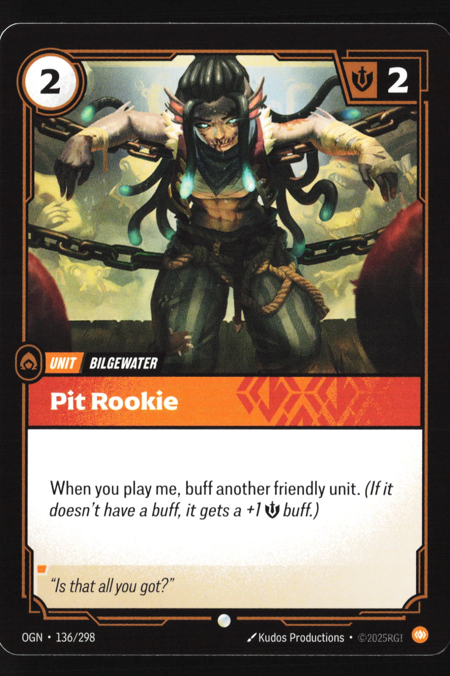 Pit Rookie (OGN 136) — Voorkant