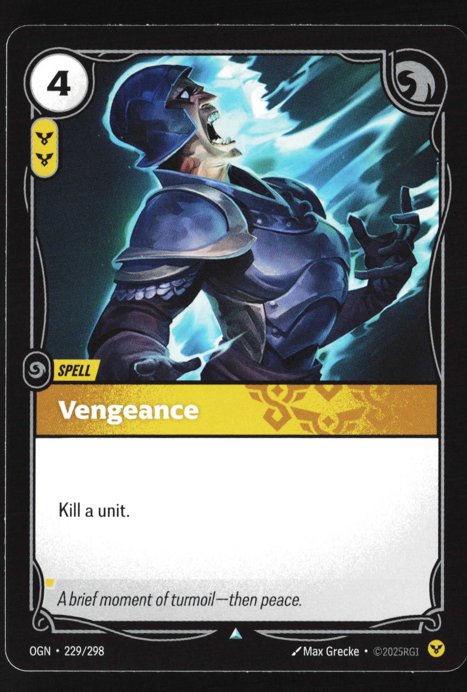 Vengeance (OGN 229) — Voorkant