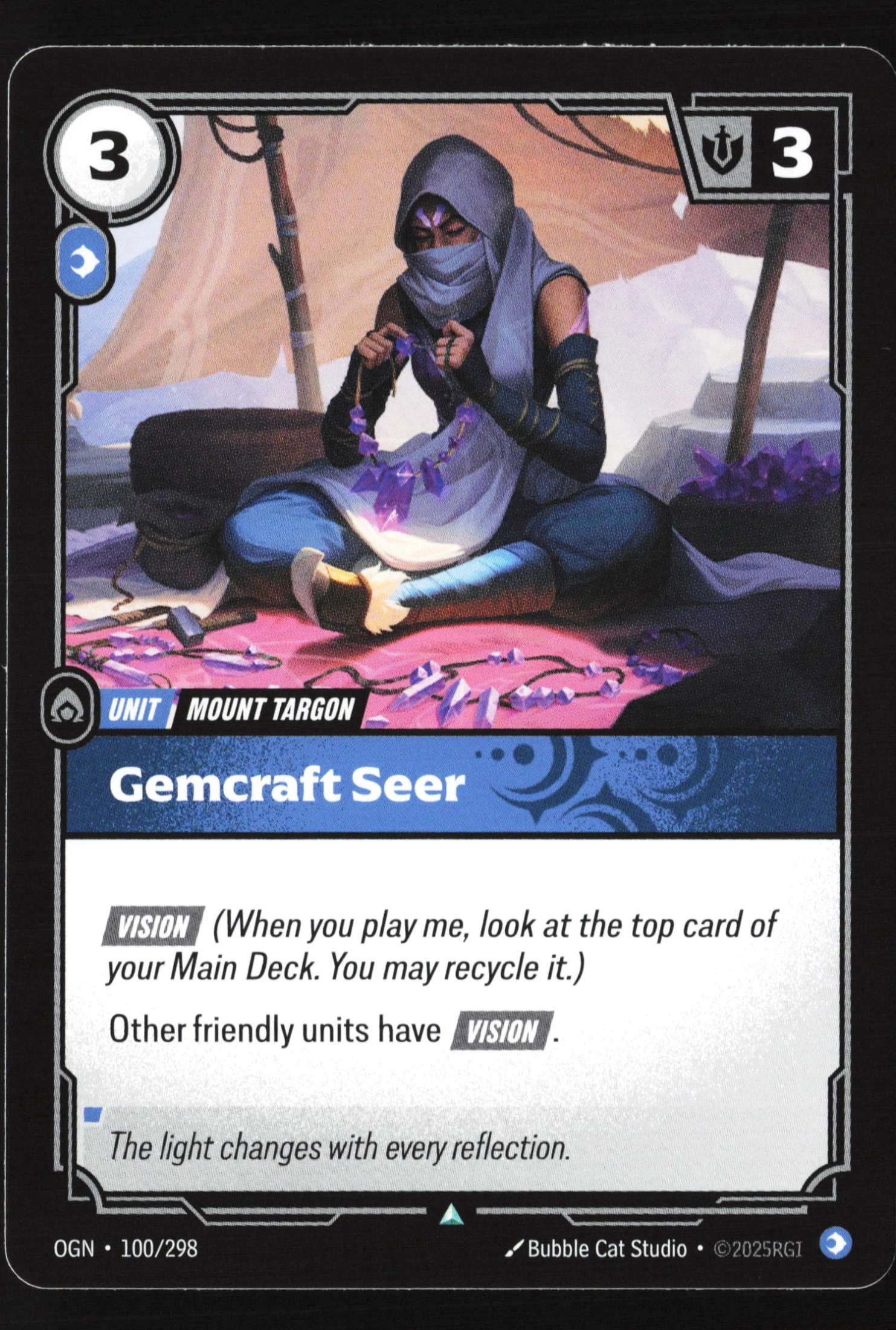 Gemcraft Seer (OGN 100) — Voorkant