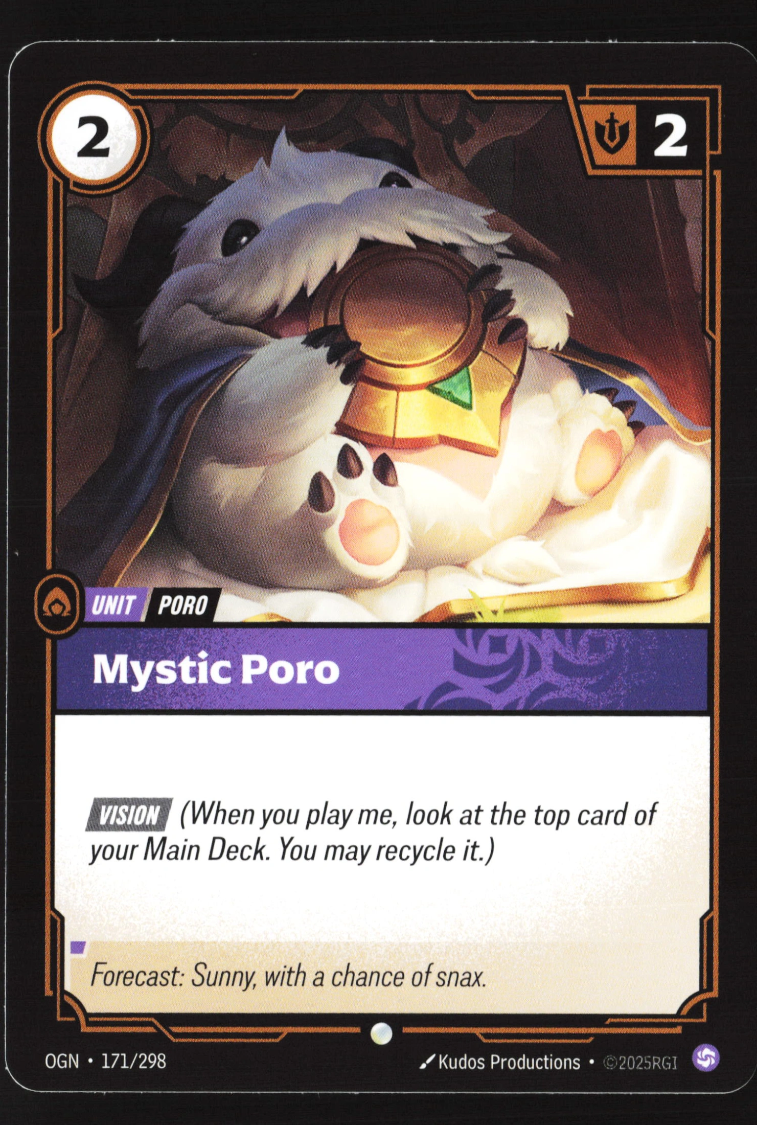 Mystic Poro (OGN 171) — Voorkant