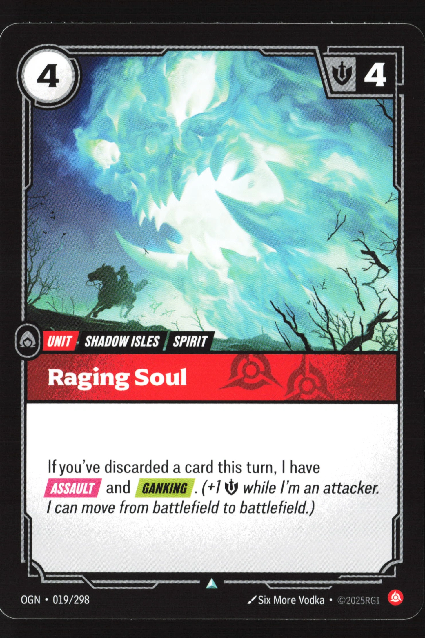 Raging Soul (OGN 019) — Voorkant