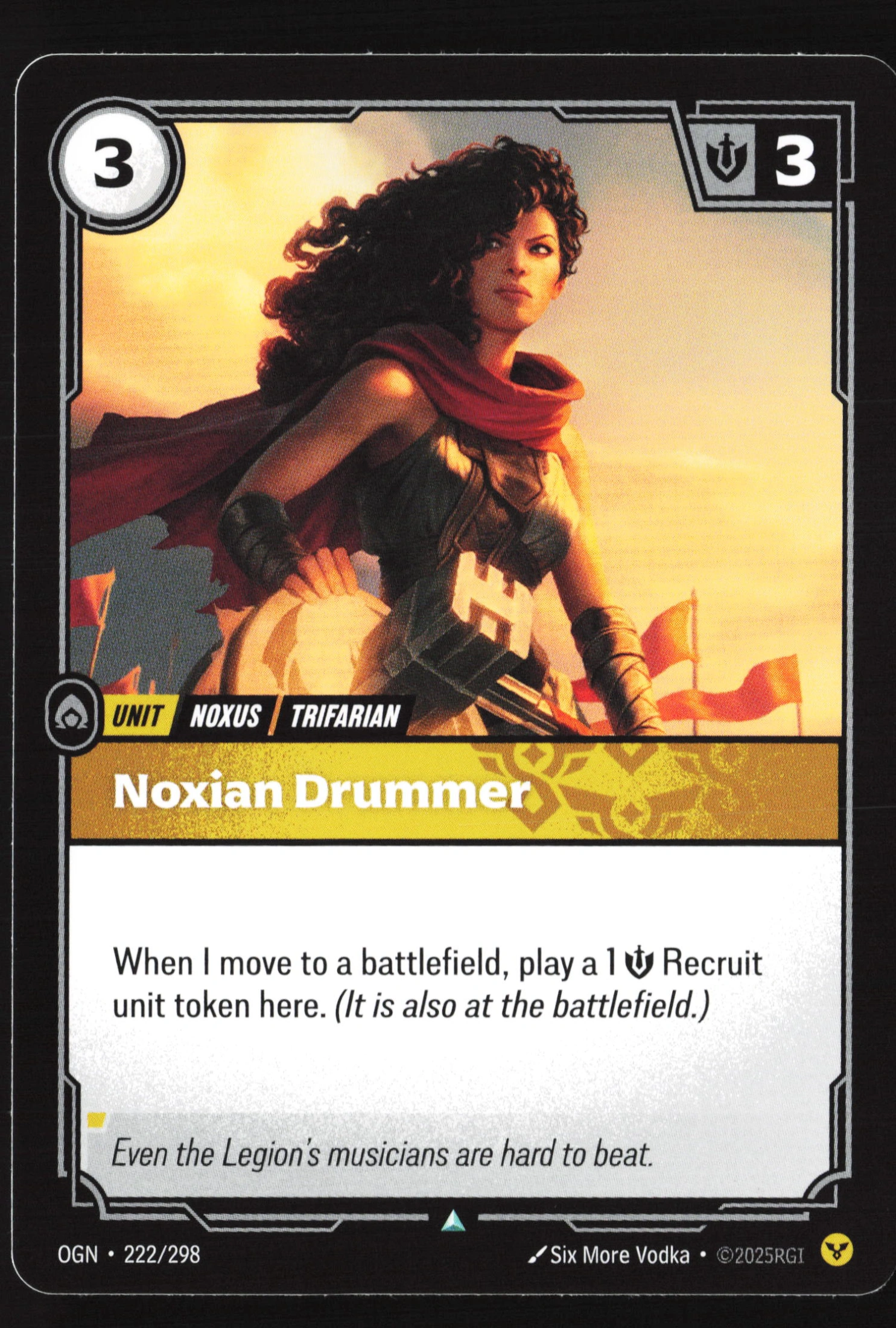 Noxian Drummer (OGN 222) — Voorkant