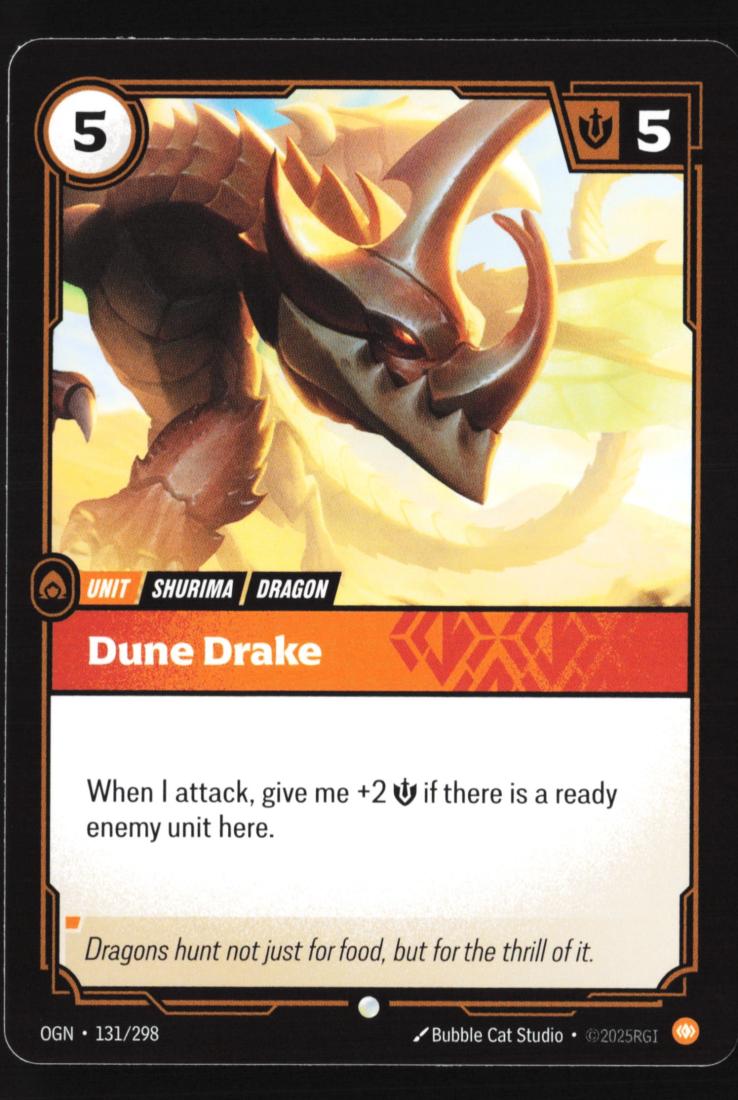 Dune Drake (OGN 131) — Voorkant