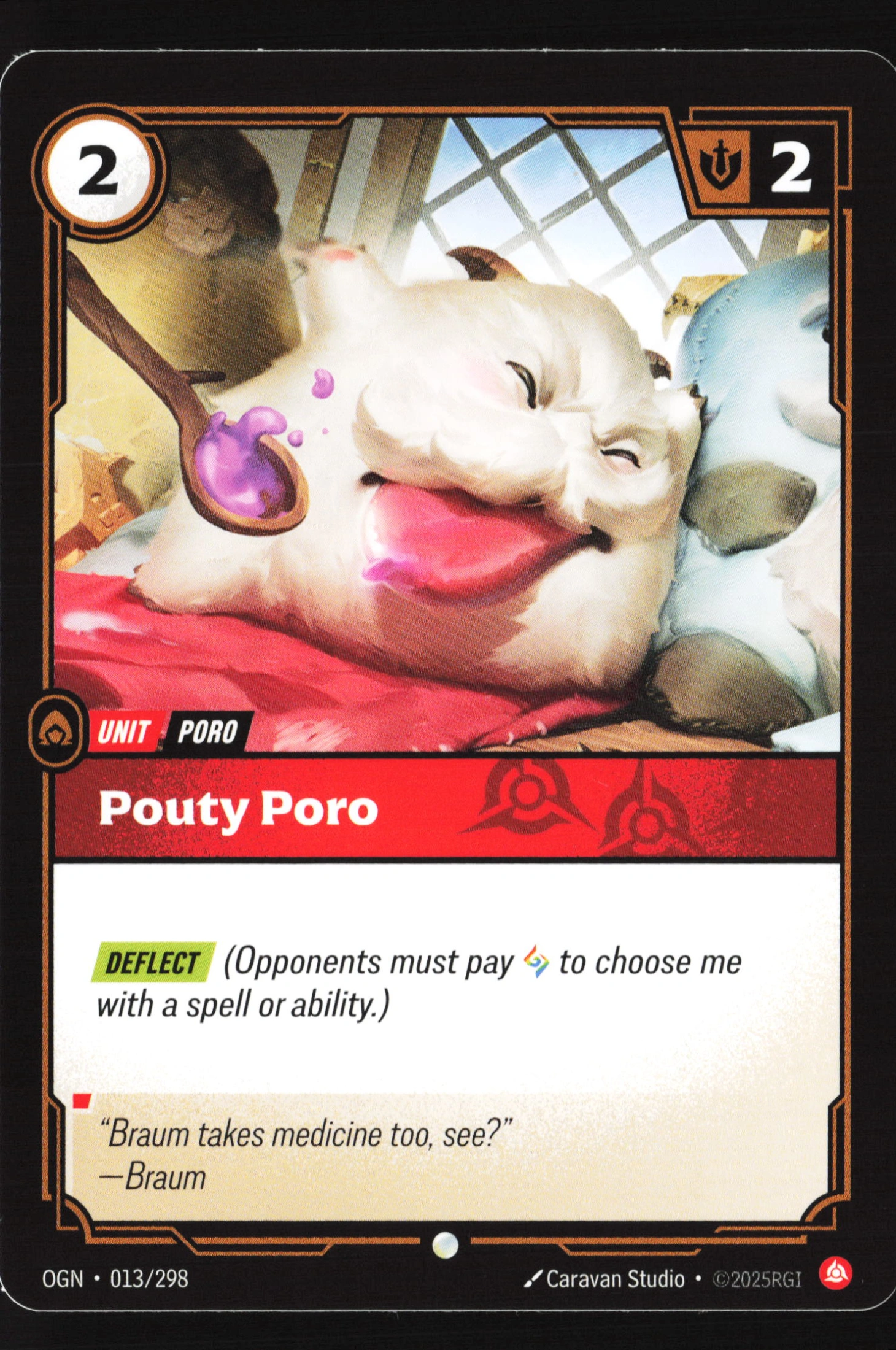 Pouty Poro (OGN 013) — Voorkant