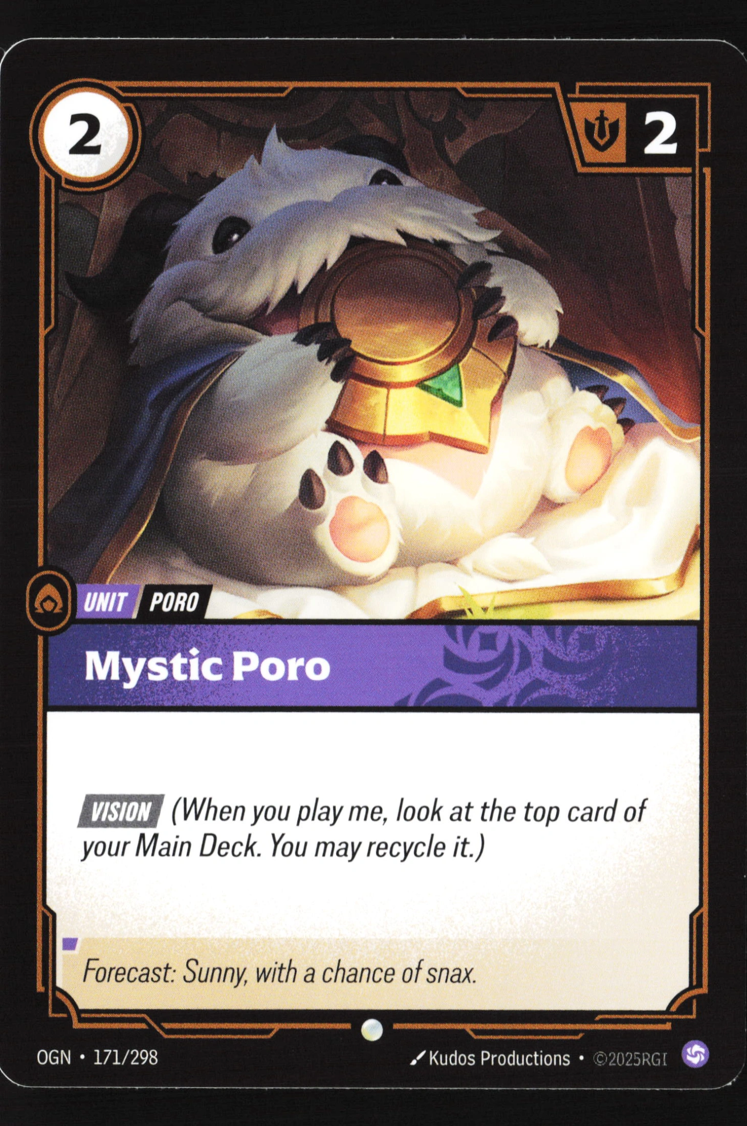 Mystic Poro (OGN 171) — Voorkant