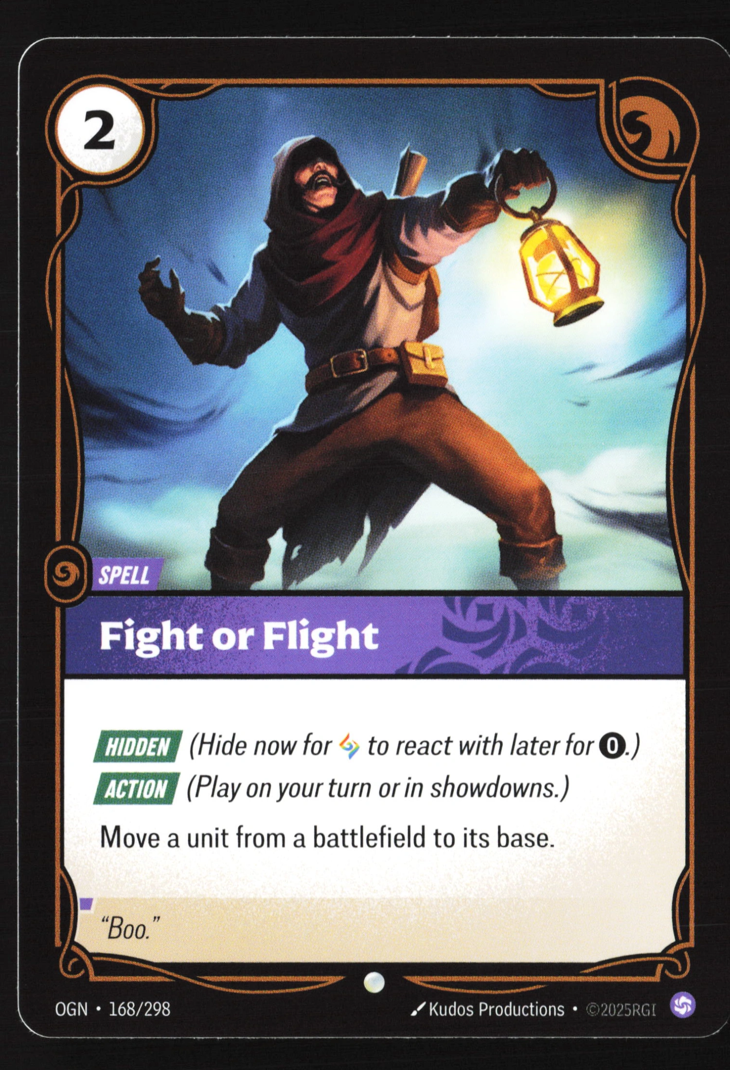 Fight Or Flight (OGN 168) — Voorkant
