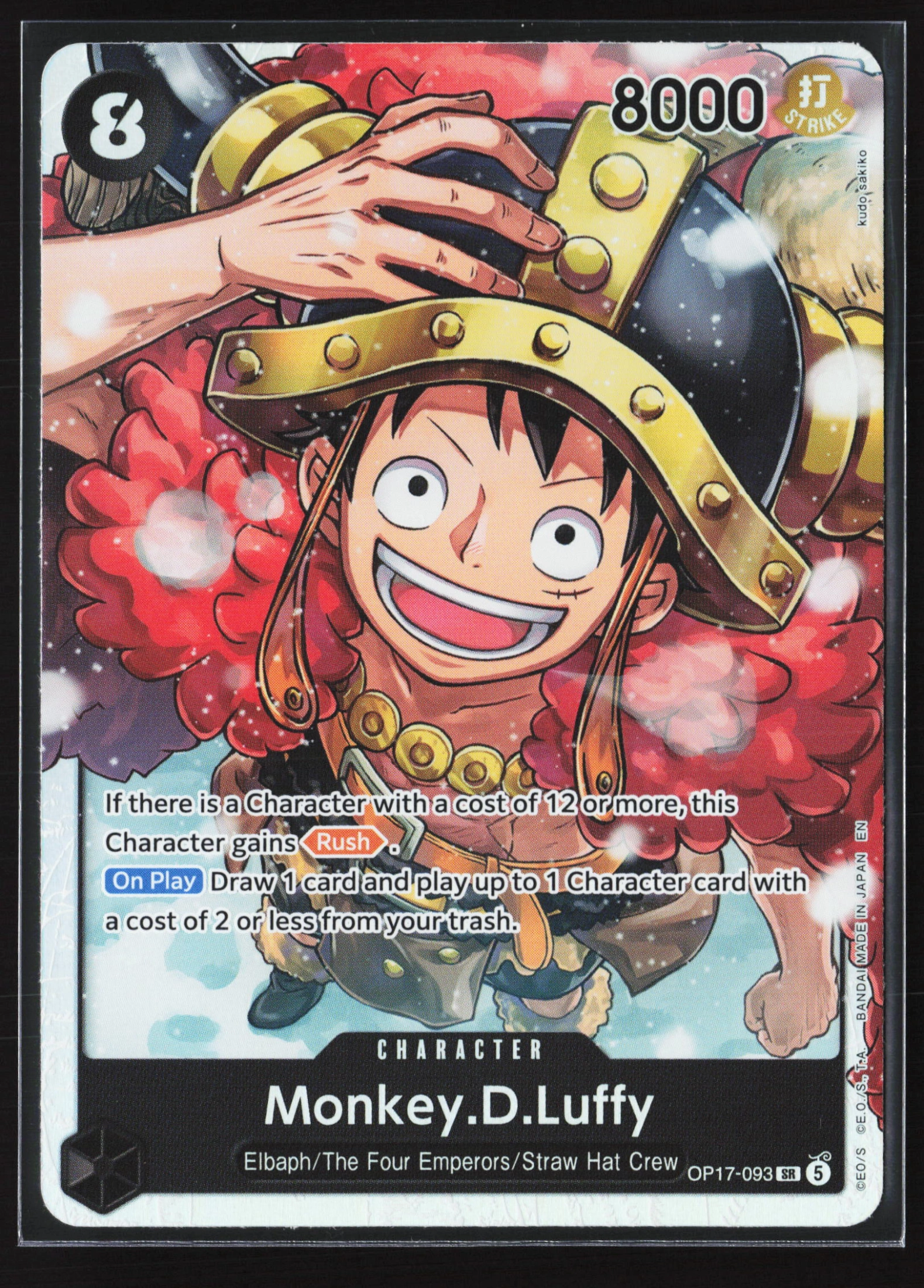 Monkey.D.Luffy (OP17-093) — Voorkant