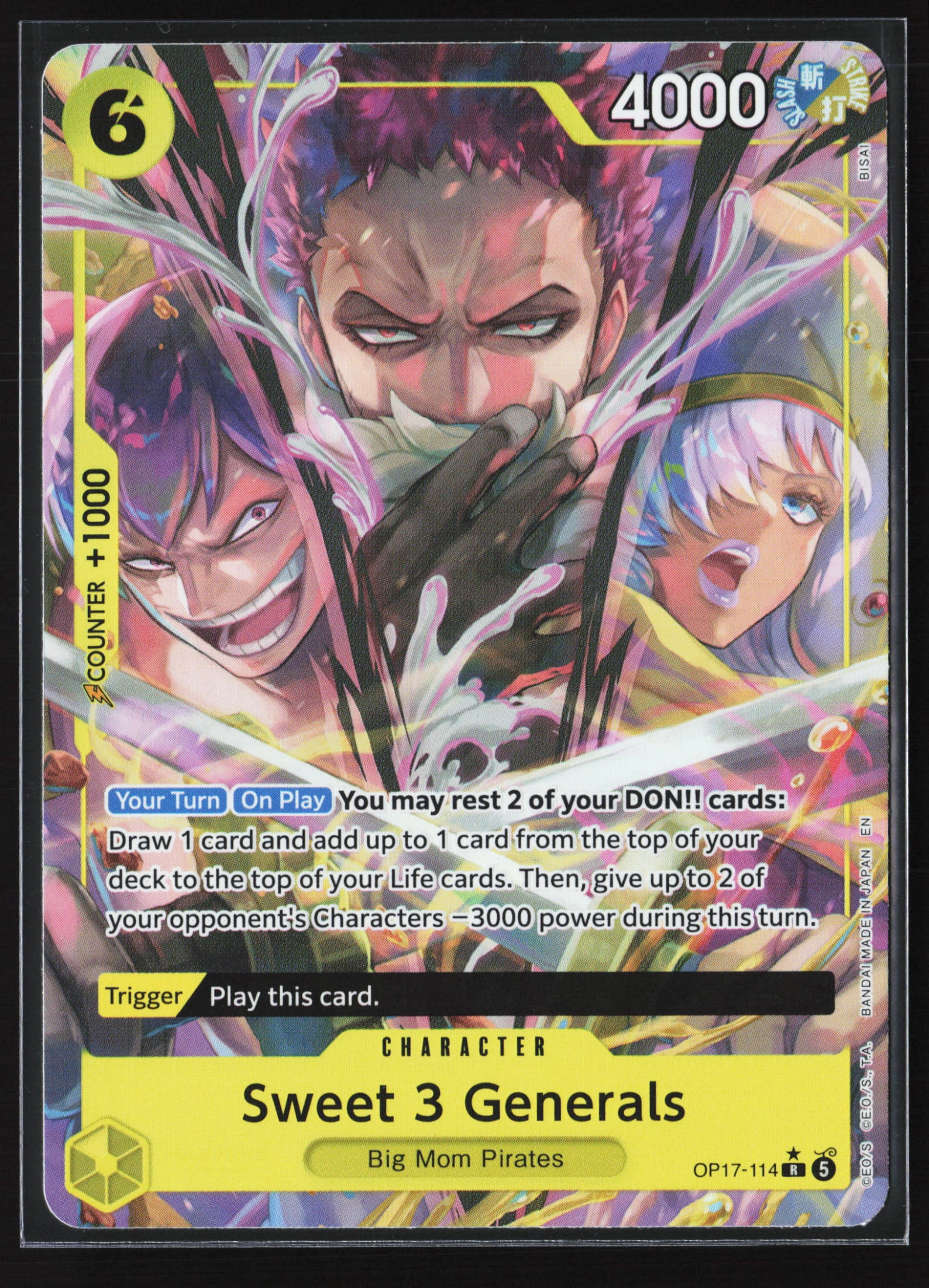 Sweet 3 Generals (OP17-114) — Voorkant