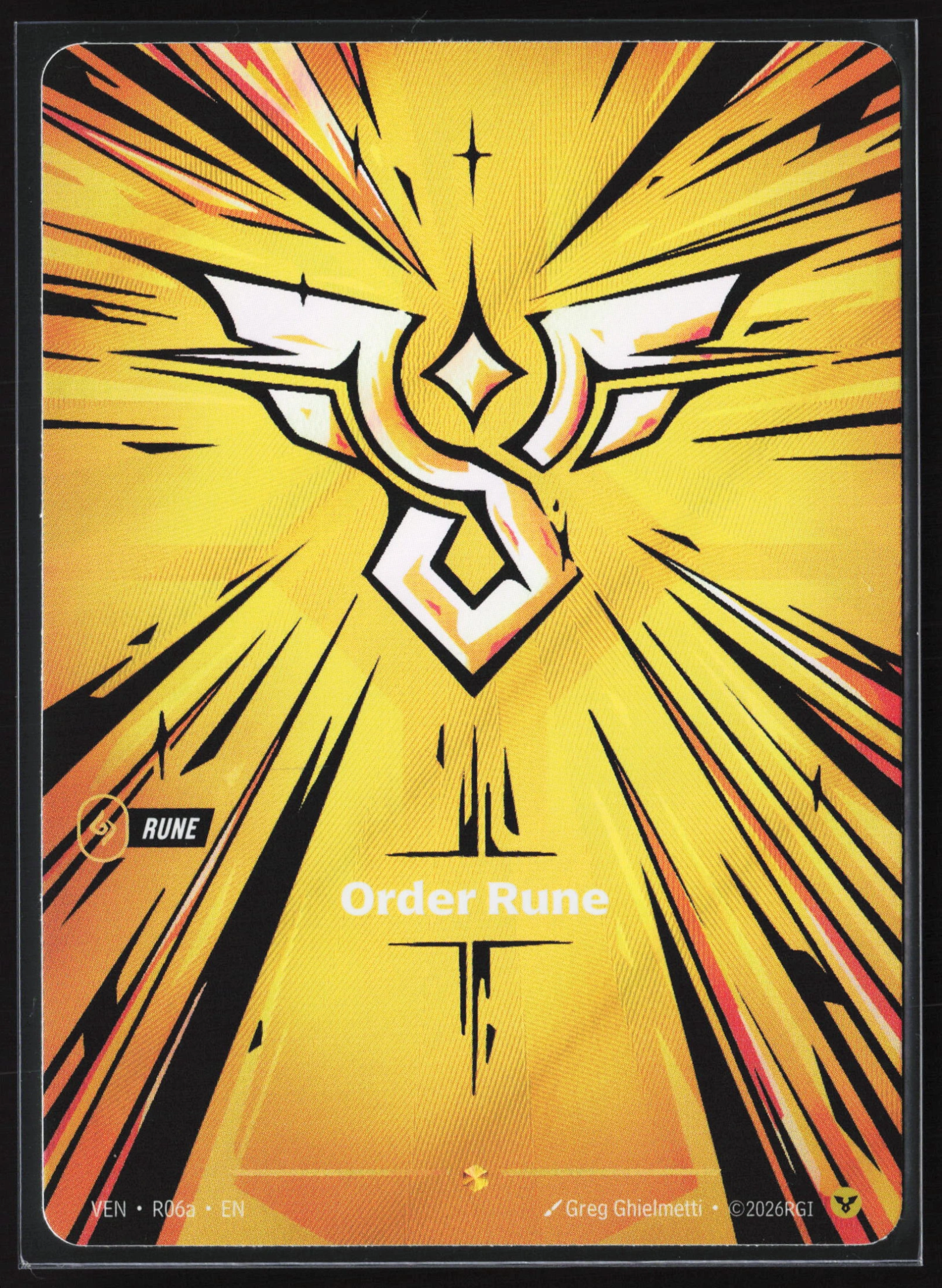 Order Rune (VEN R06) — Voorkant