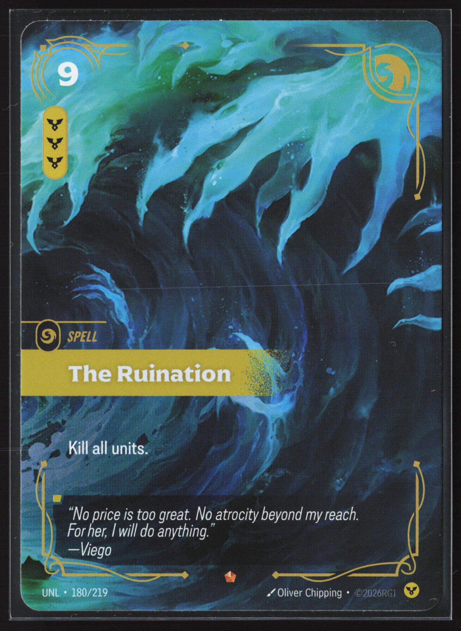 The Ruination (UNL 180) — Voorkant