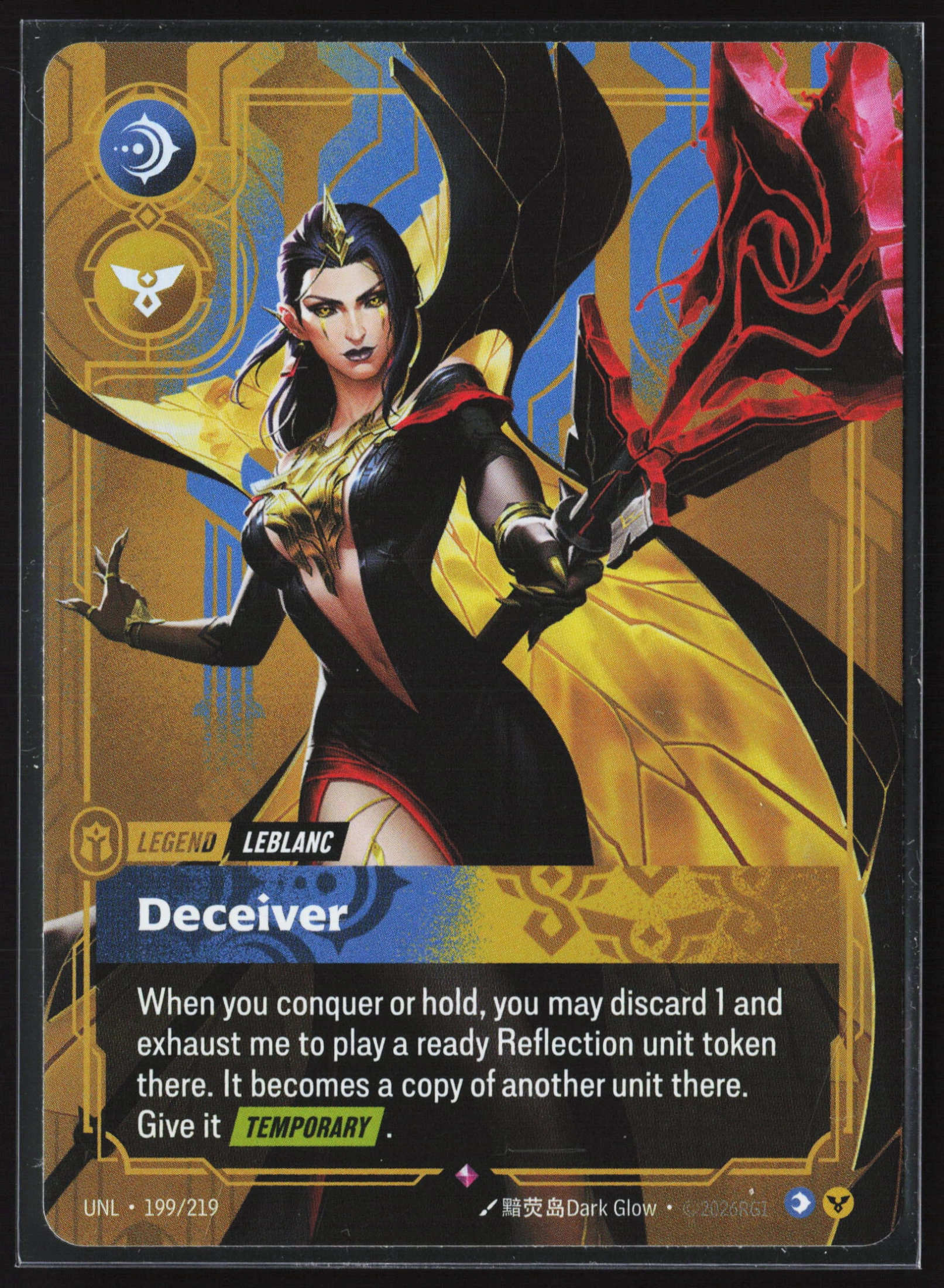 Deceiver (UNL 199) — Voorkant