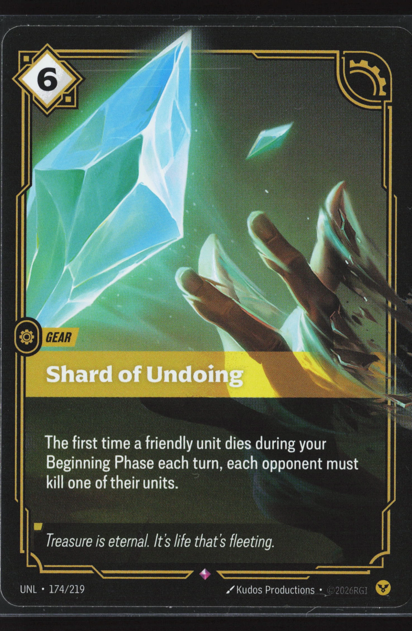 Shard Of Undoing (UNL 174) — Voorkant