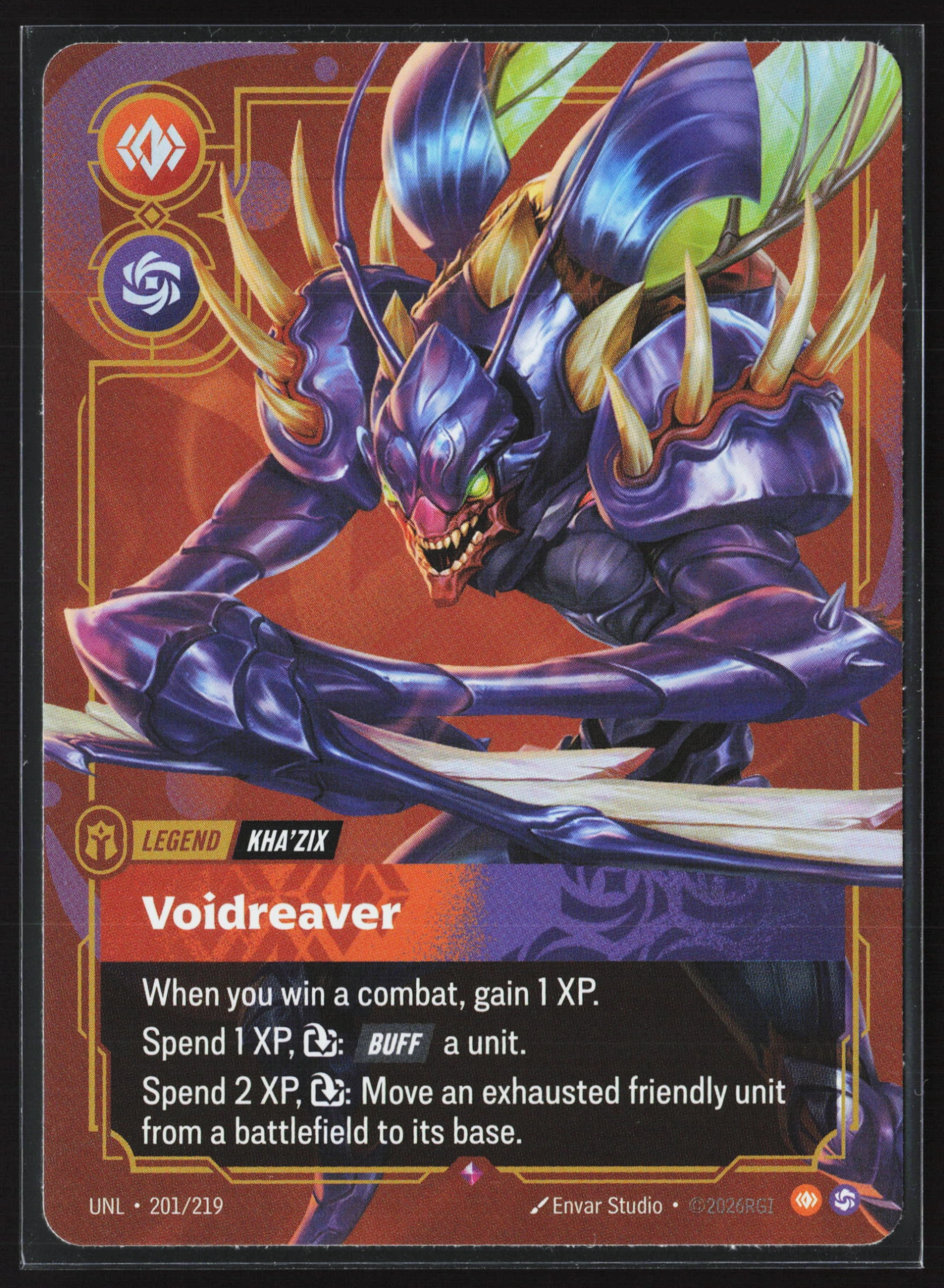 Voidreaver (UNL 201) — Voorkant