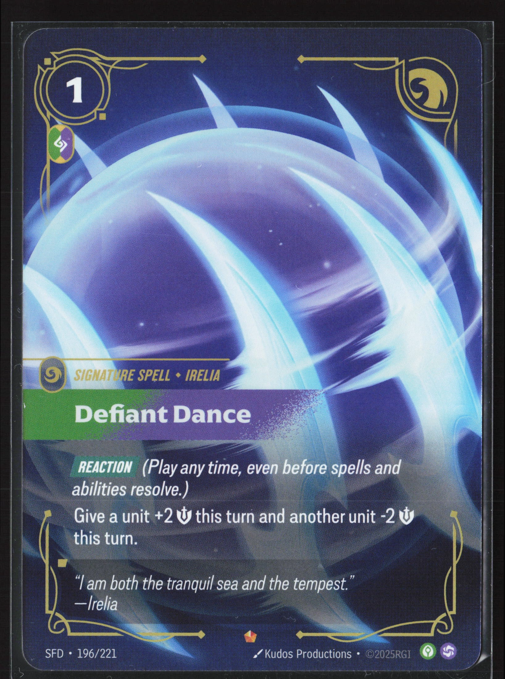 Defiant Dance (SFD 196) — Voorkant