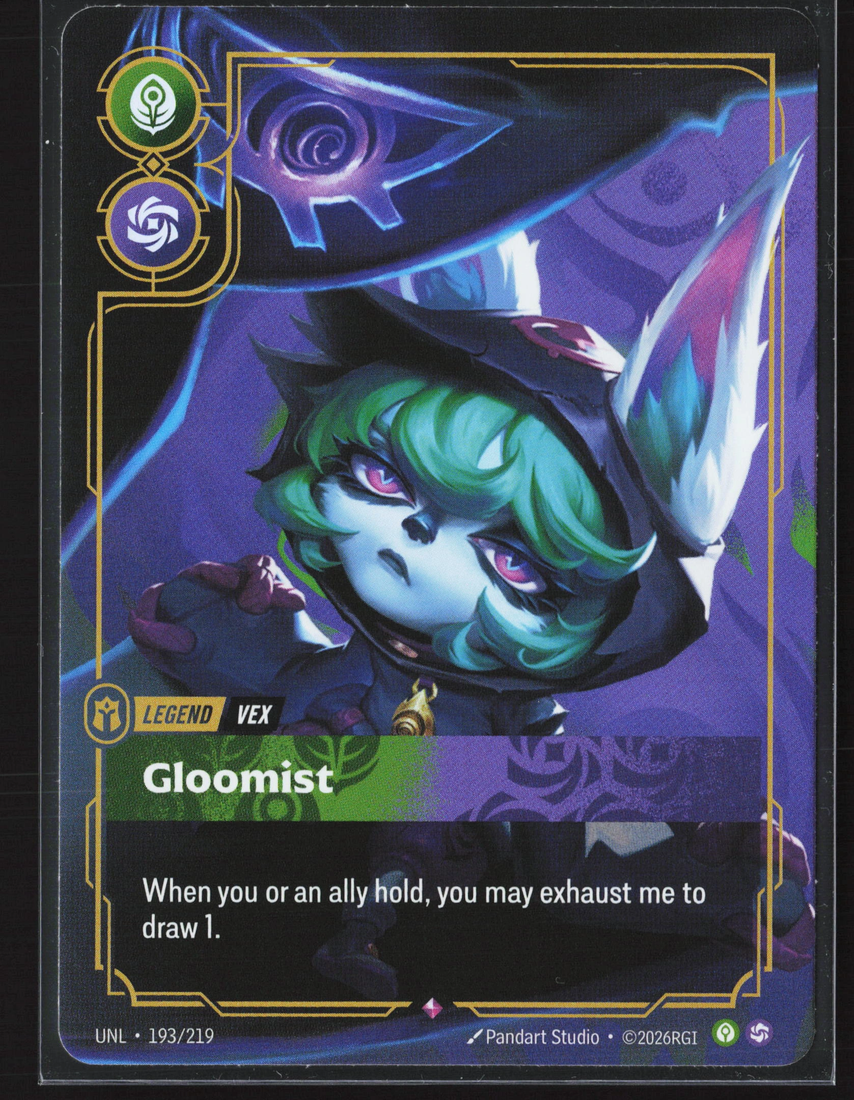 Gloomist (UNL 193) — Voorkant
