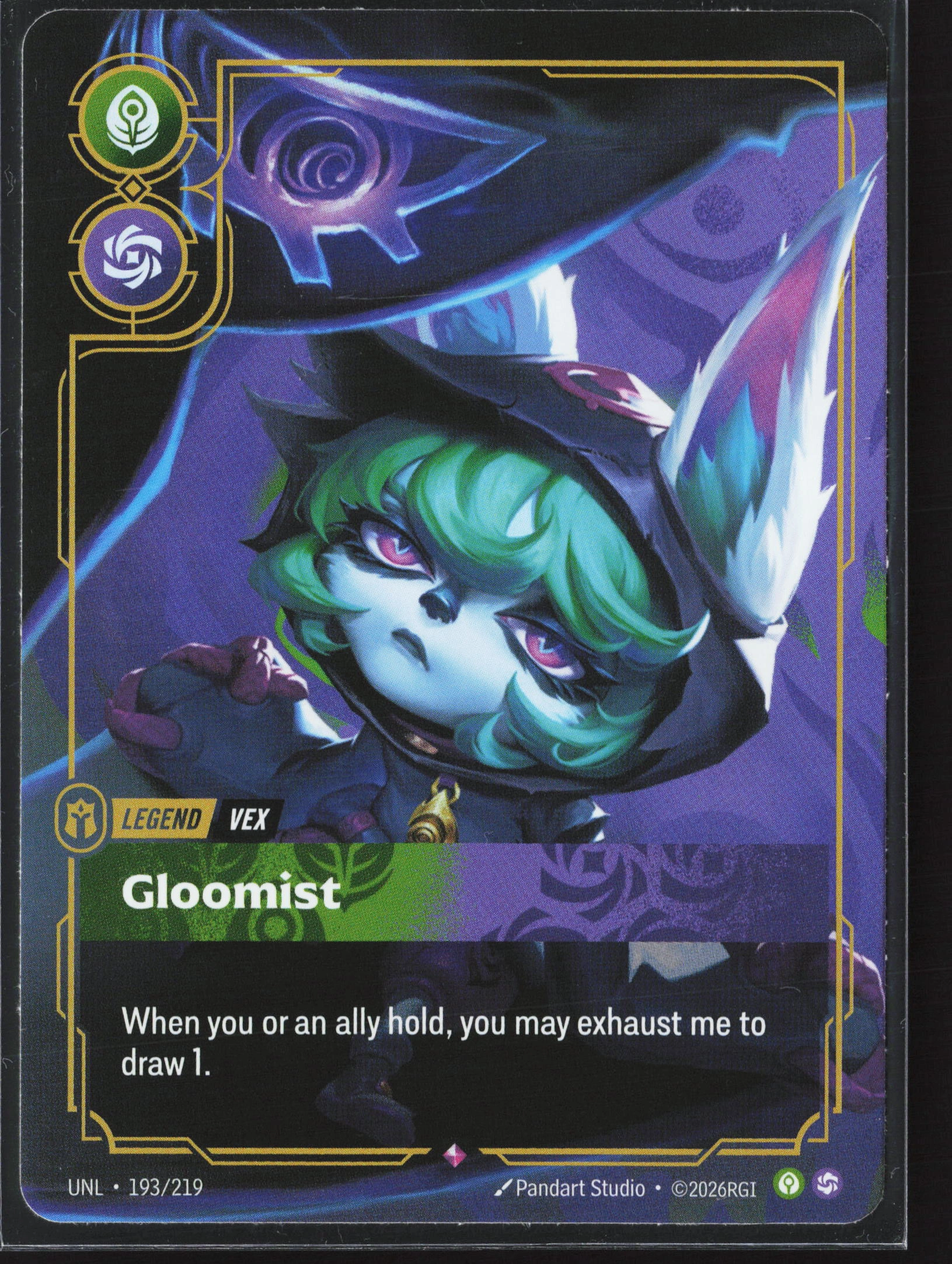 Gloomist (UNL 193) — Voorkant