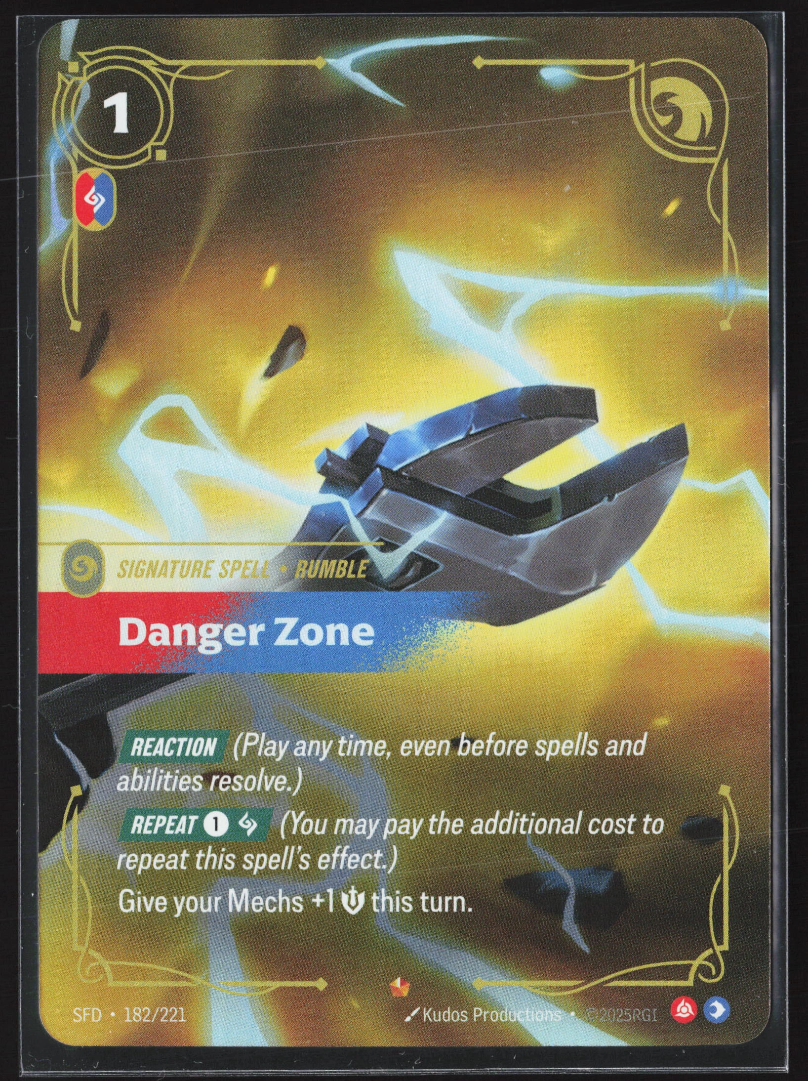 Danger Zone (SFD 182) — Voorkant