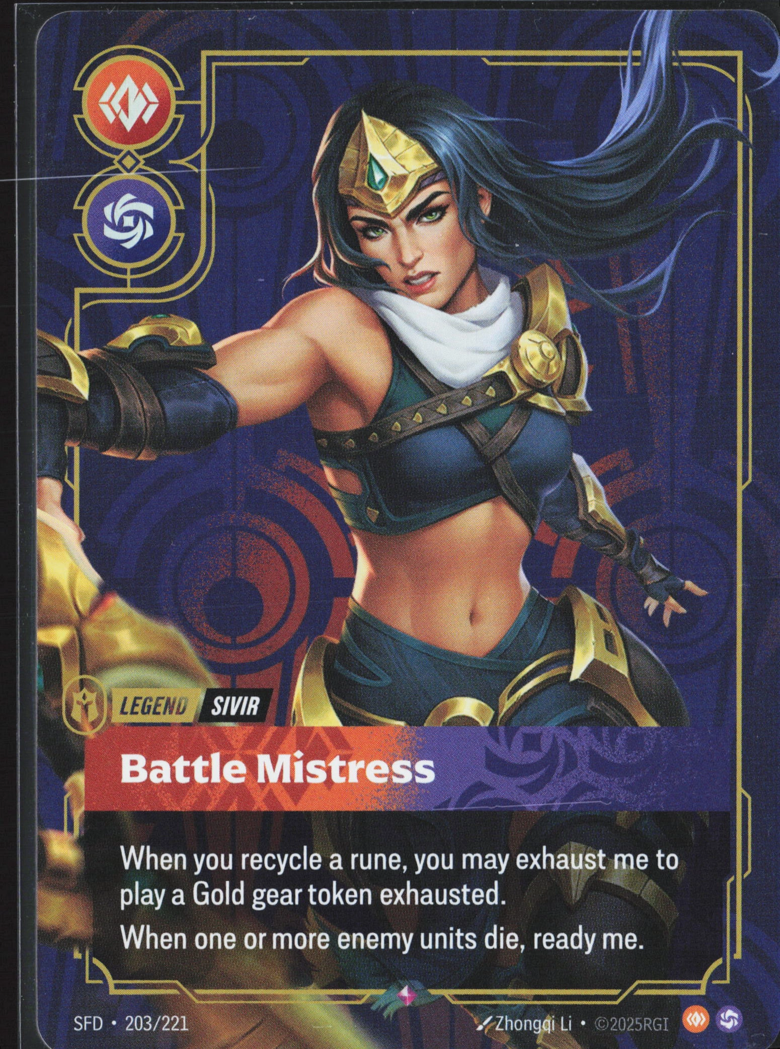Battle Mistress (SFD 203) — Voorkant