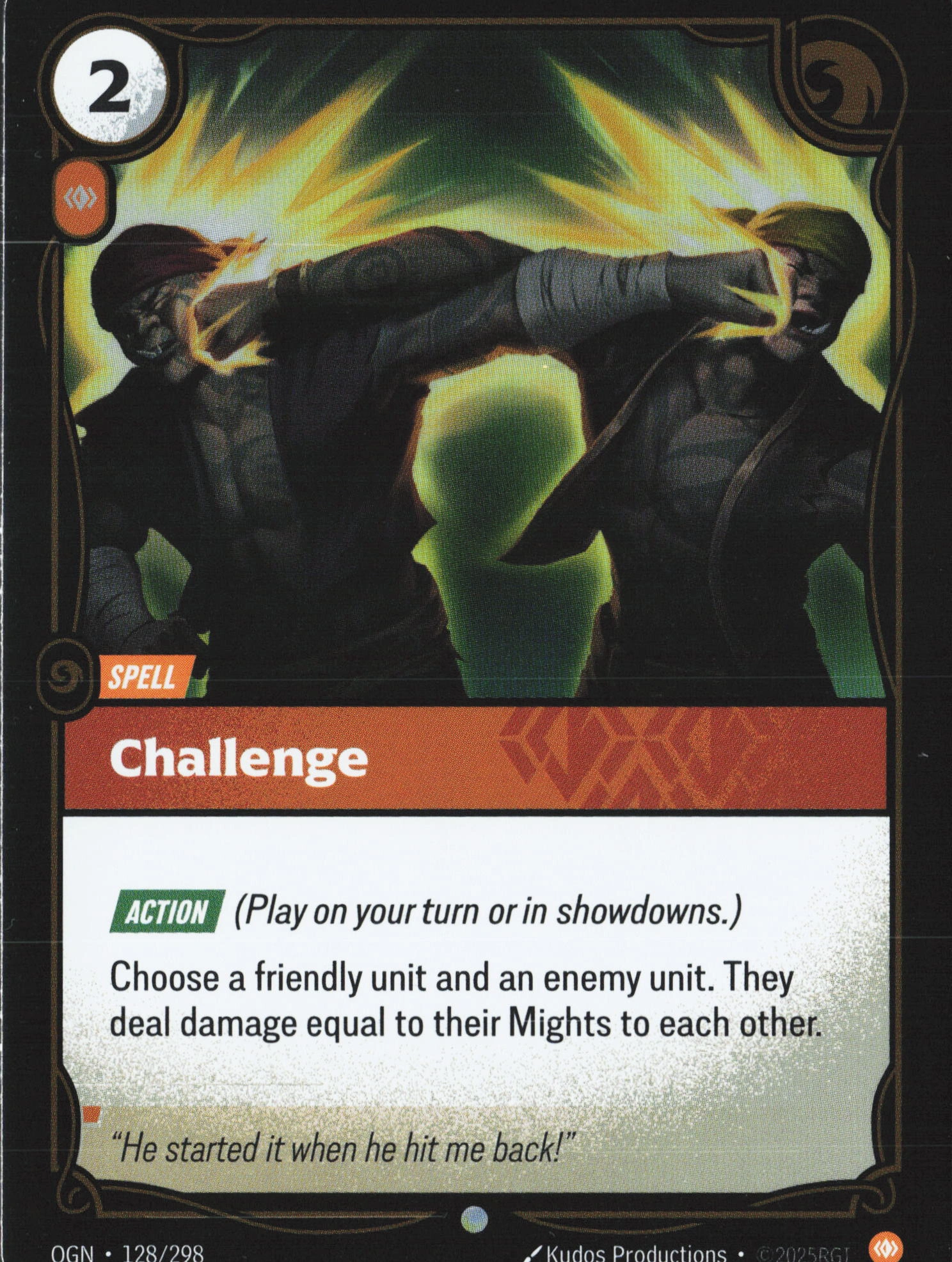 Challenge (OGN 128) — Voorkant
