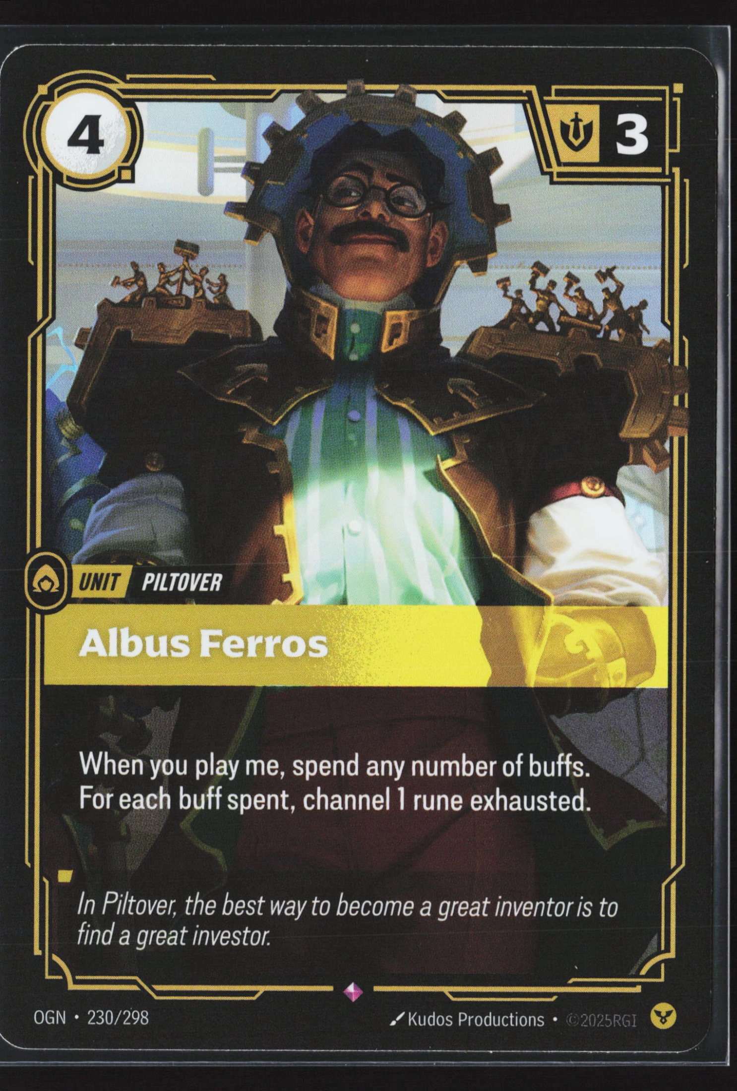 Albus Ferros (OGN 230) — Voorkant