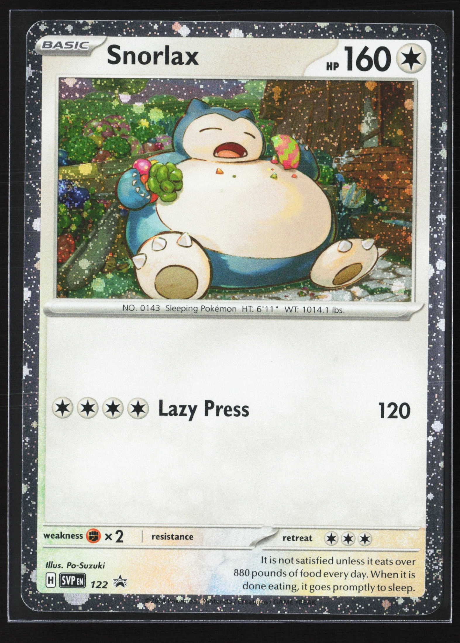 Snorlax (SVP 122) — Voorkant