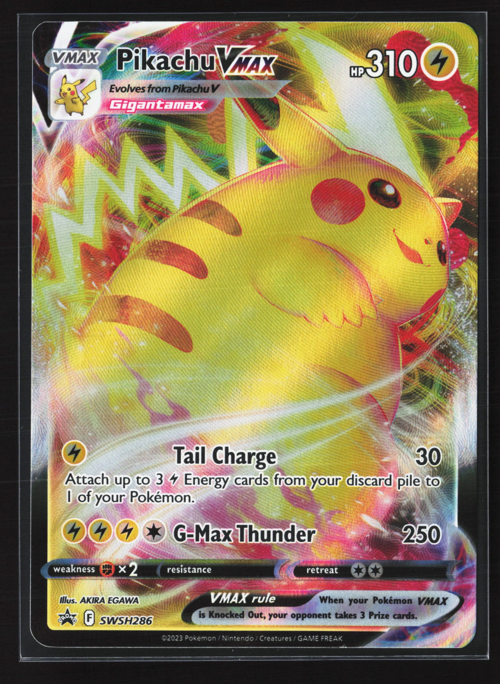 Pikachu VMAX (PR-SW SWSH286) — Voorkant