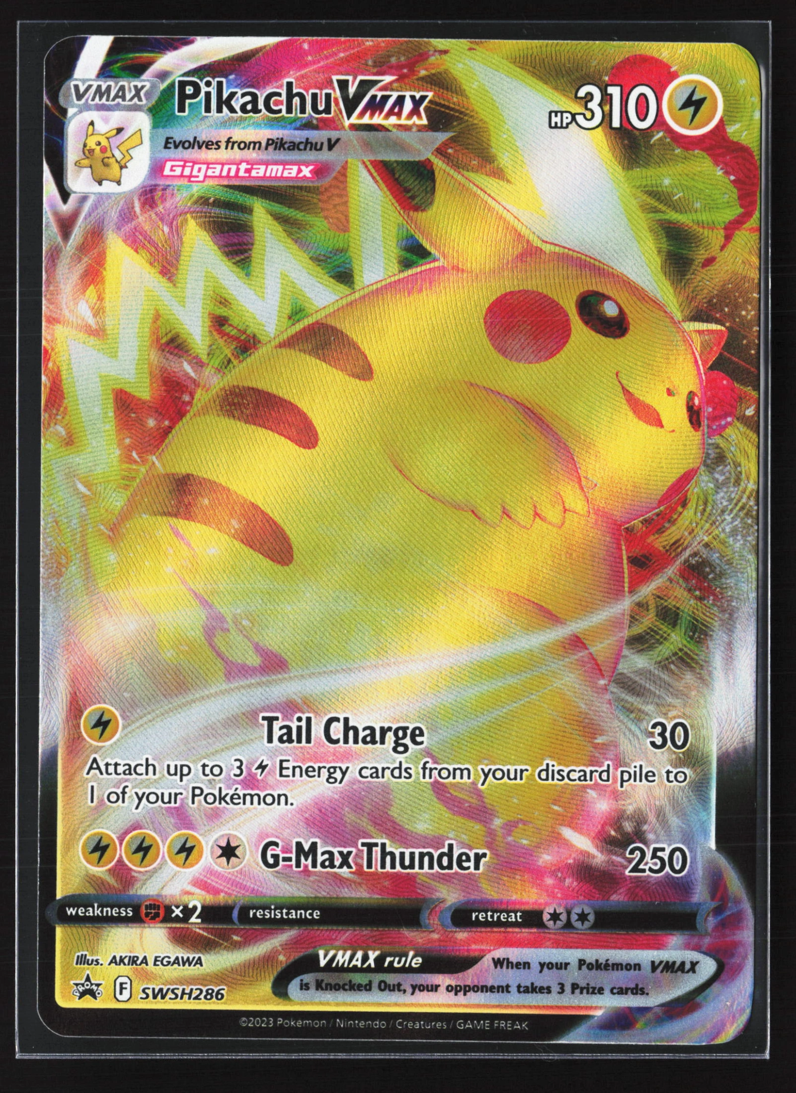 Pikachu VMAX (PR-SW SWSH286) — Voorkant