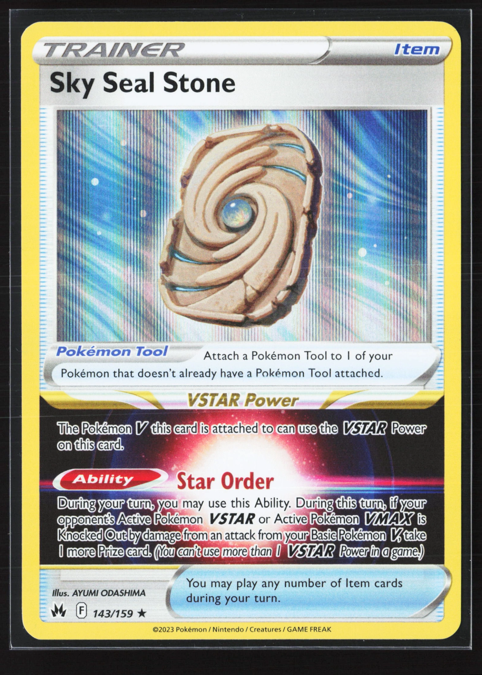 Sky Seal Stone (CRZ 143) — Voorkant