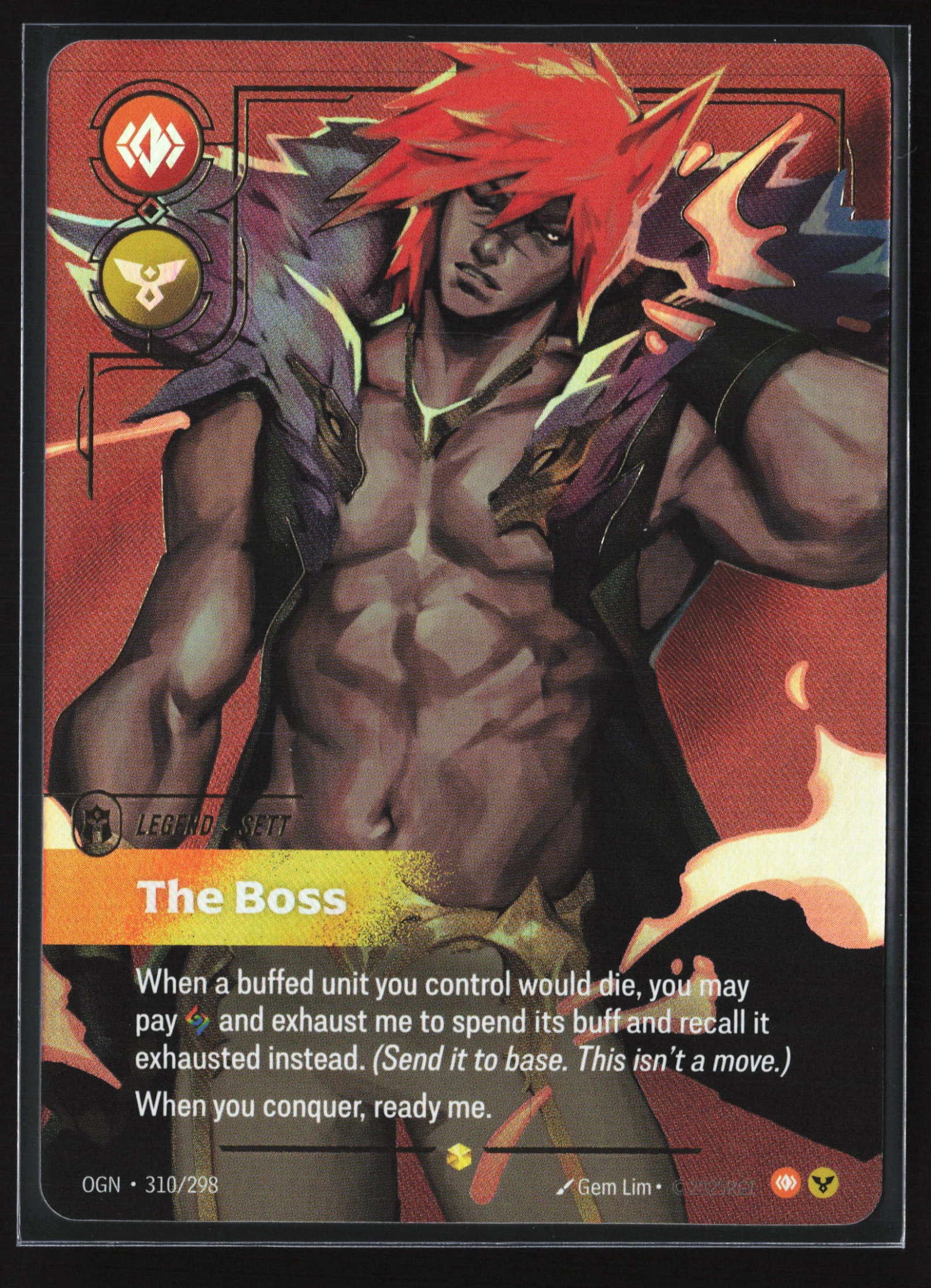 The Boss (OGN 310) — Voorkant