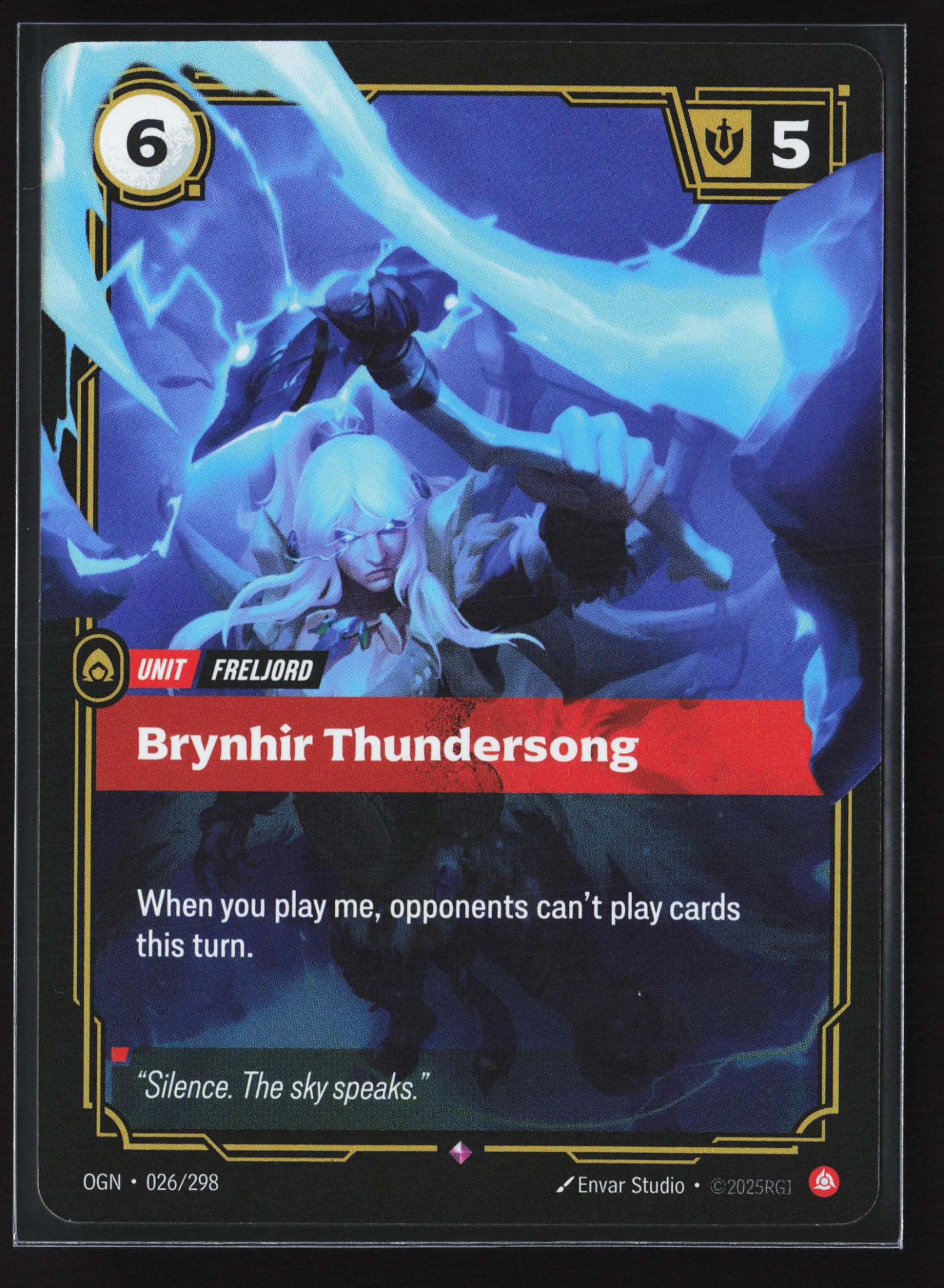 Brynhir Thundersong (OGN 026) — Voorkant