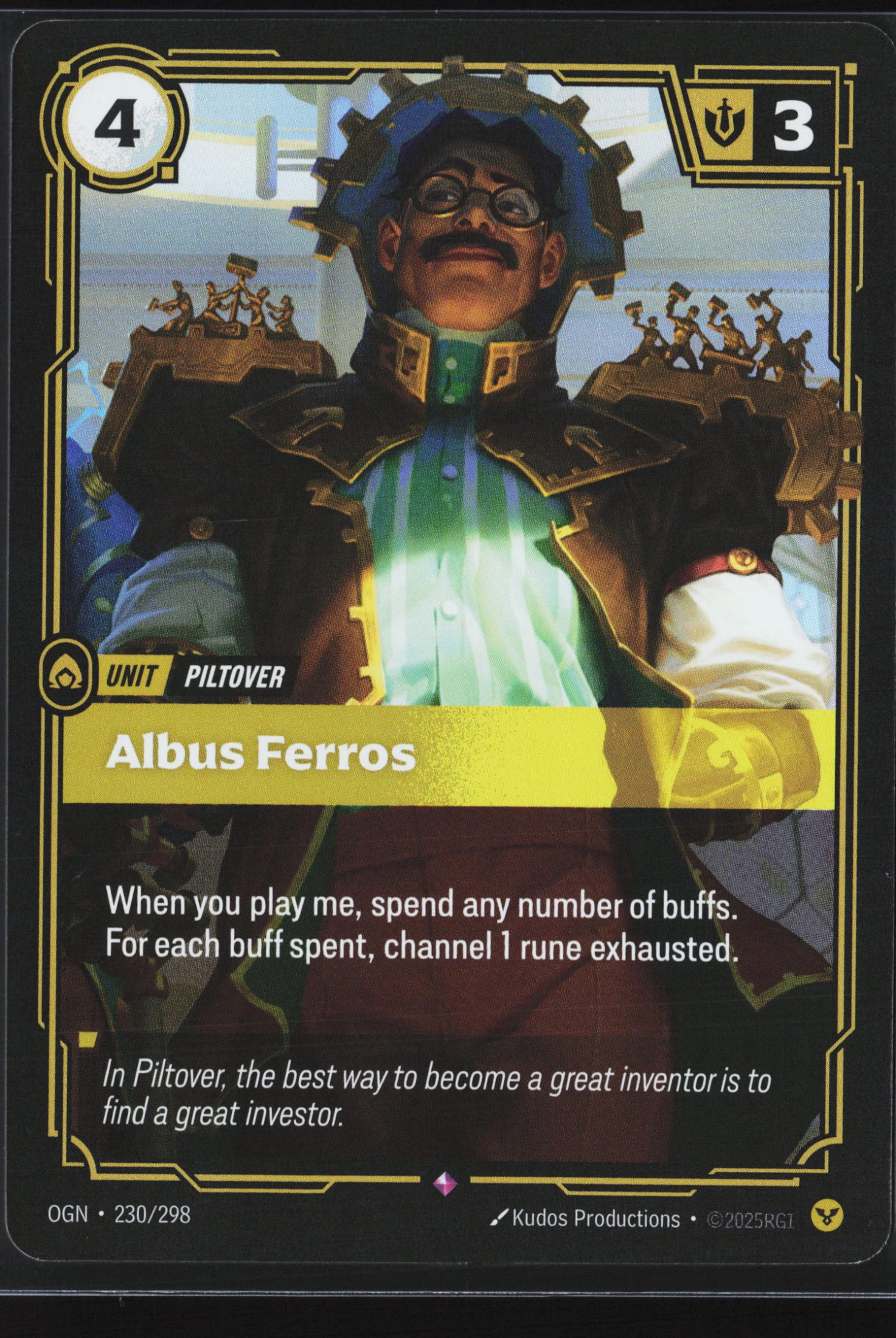 Albus Ferros (OGN 230) — Voorkant