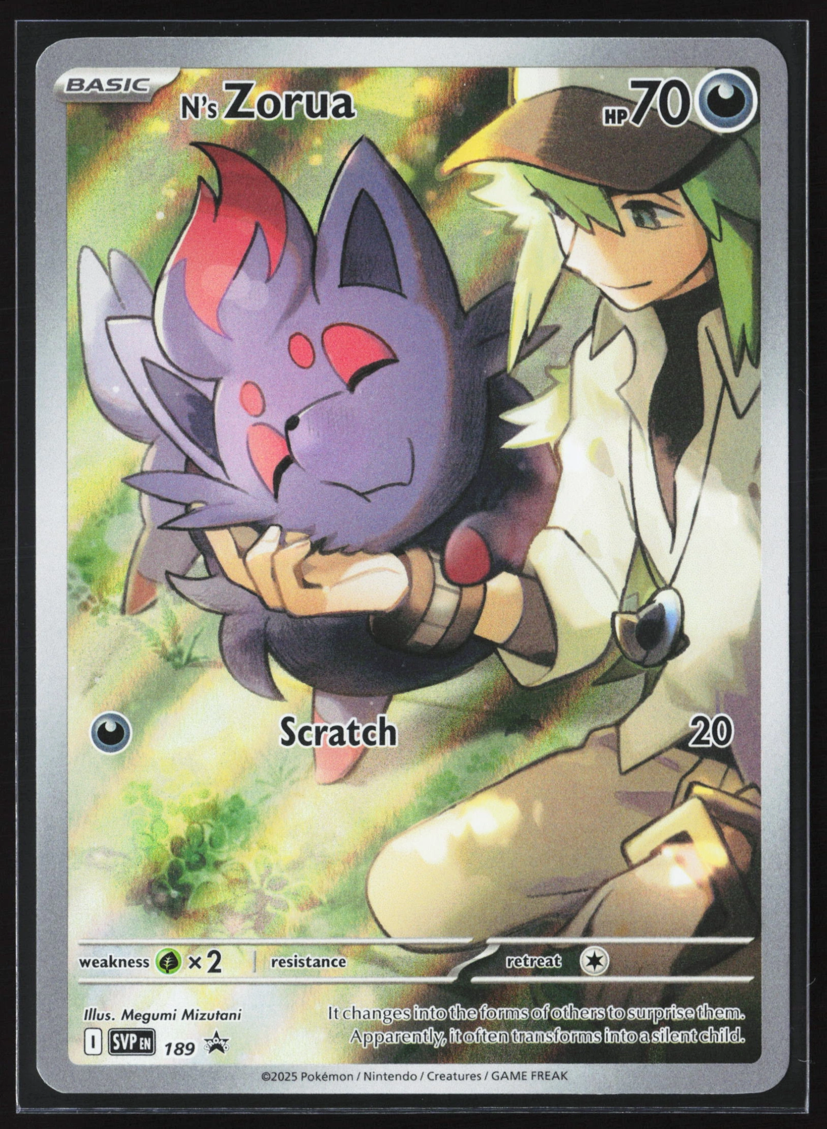 N's Zorua (SVP 189) — Voorkant