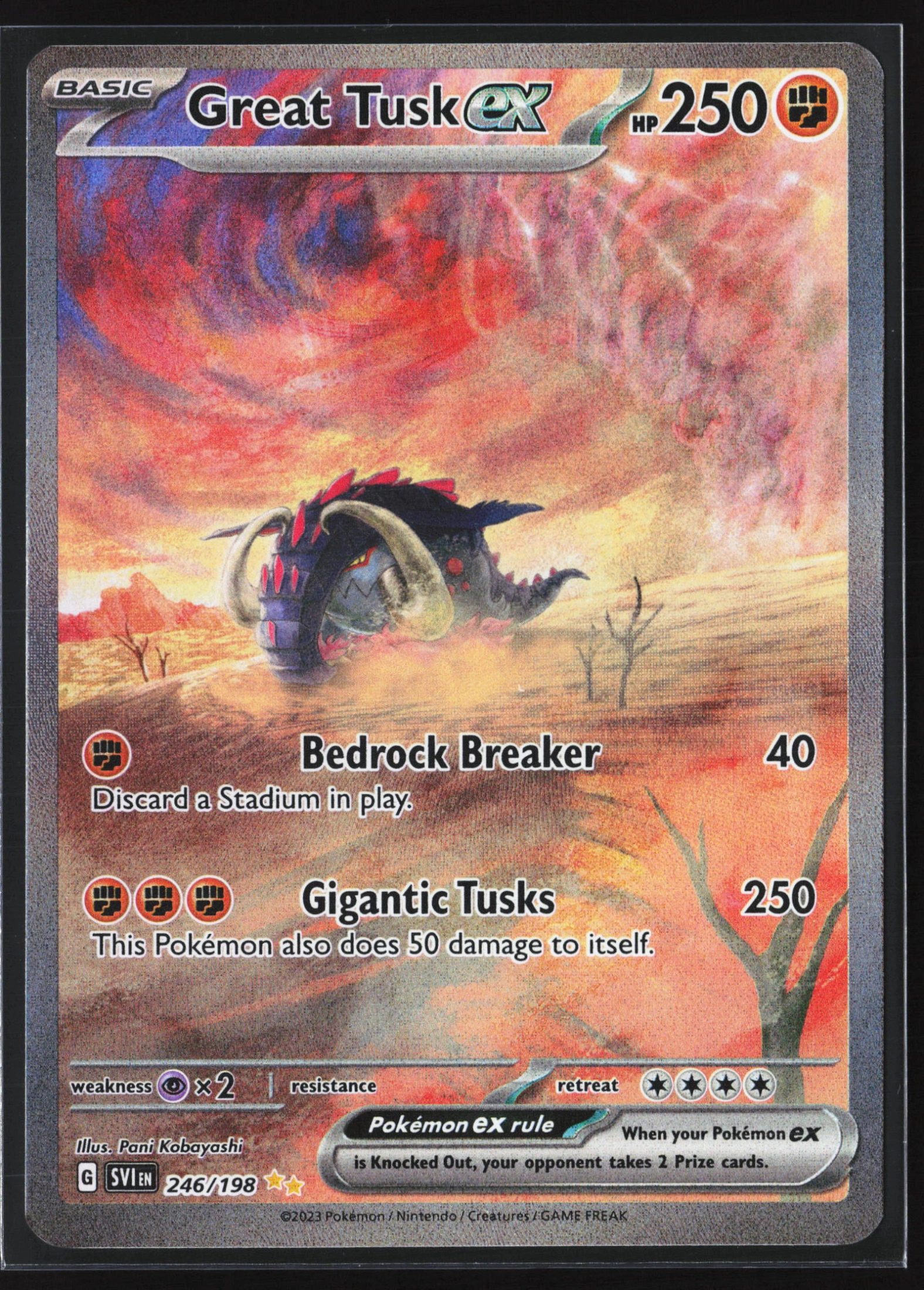 Great Tusk ex (SVI 246) — Voorkant