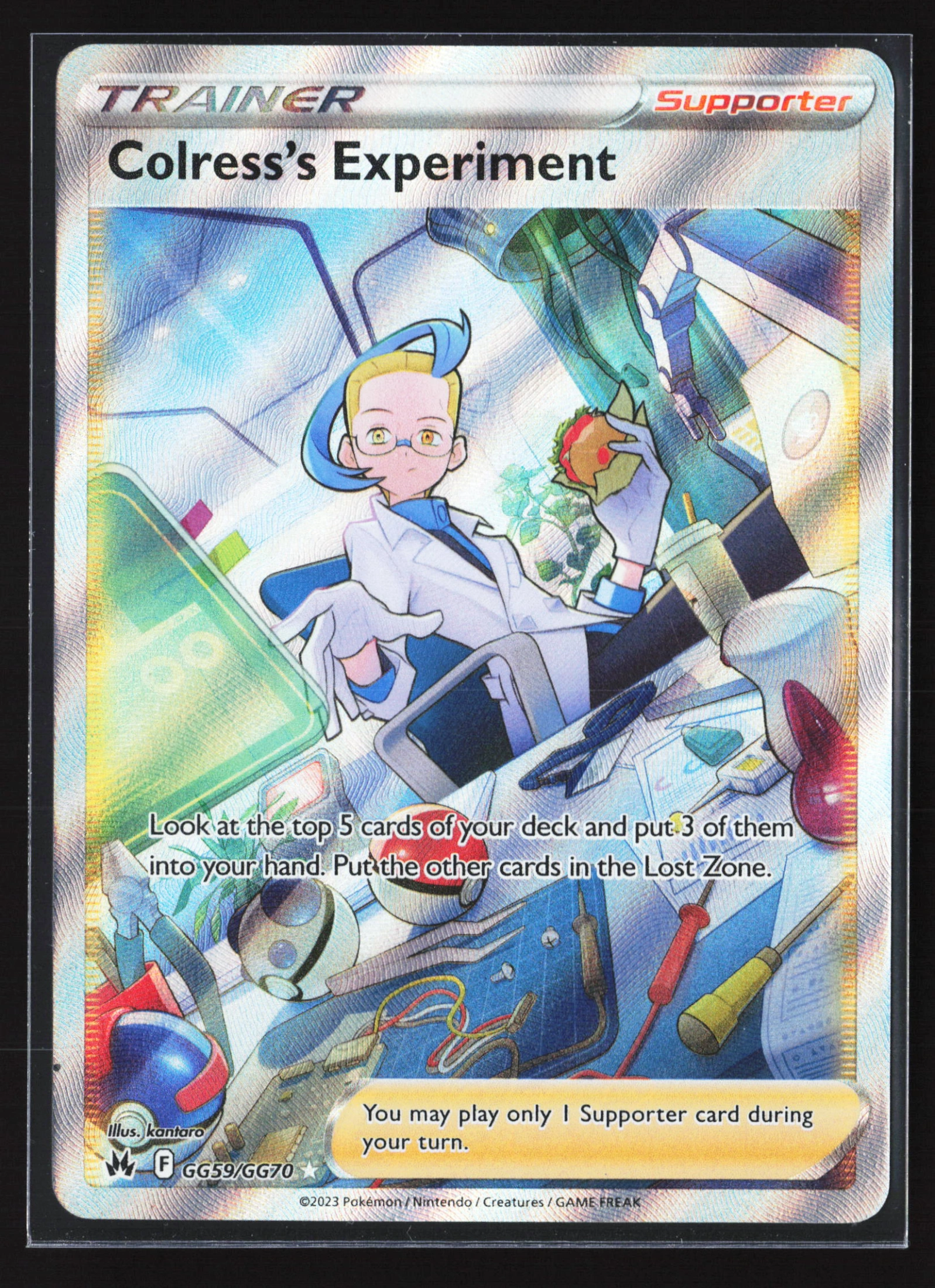 Colress's Experiment (CRZ GG59) — Voorkant
