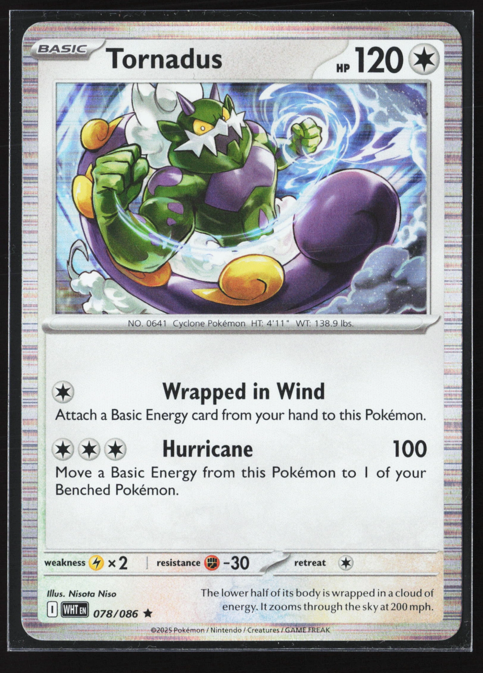 Tornadus (WHT 078) — Voorkant