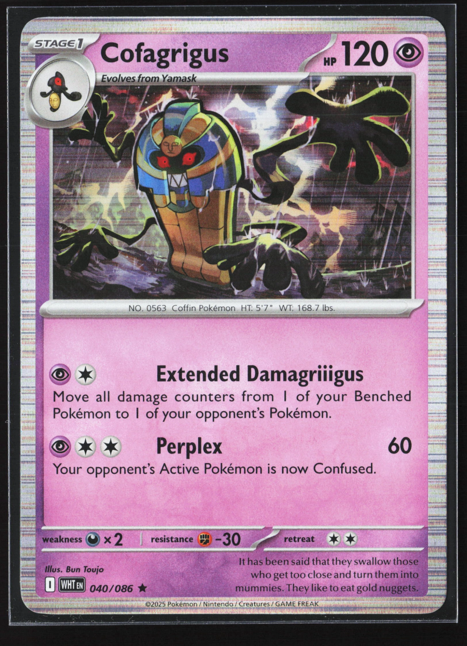 Cofagrigus (WHT 040) — Voorkant