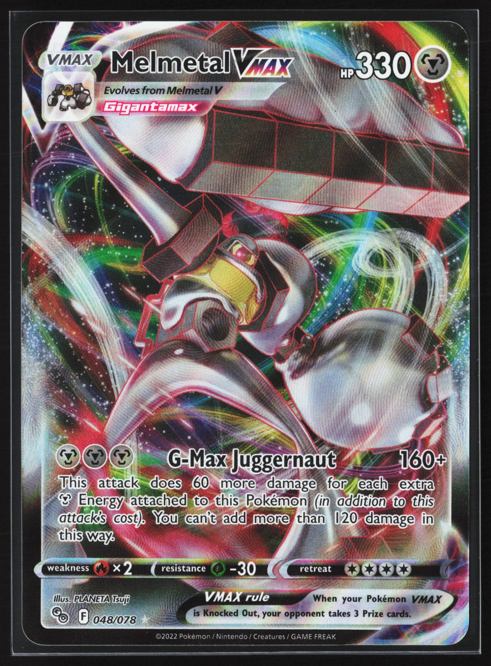 Melmetal VMAX (PGO 048) — Voorkant