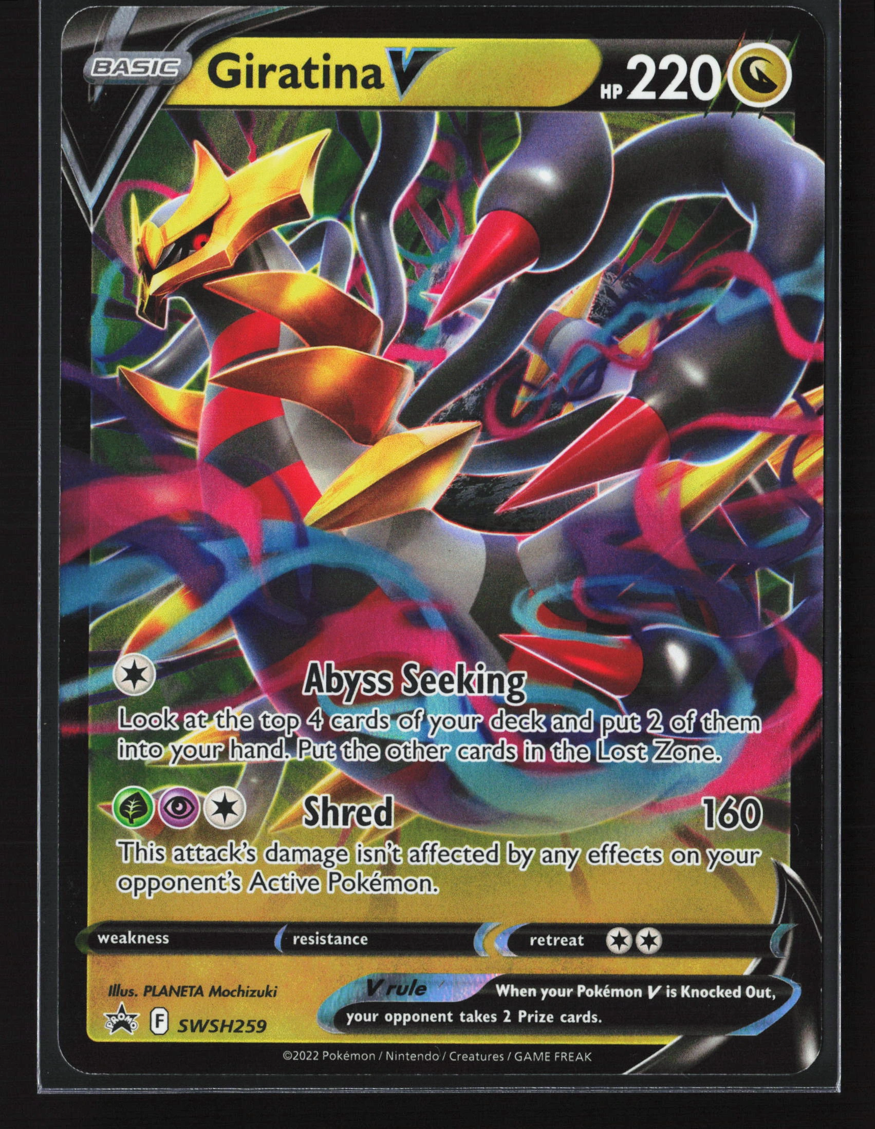 Giratina V (PR-SW SWSH259) — Voorkant