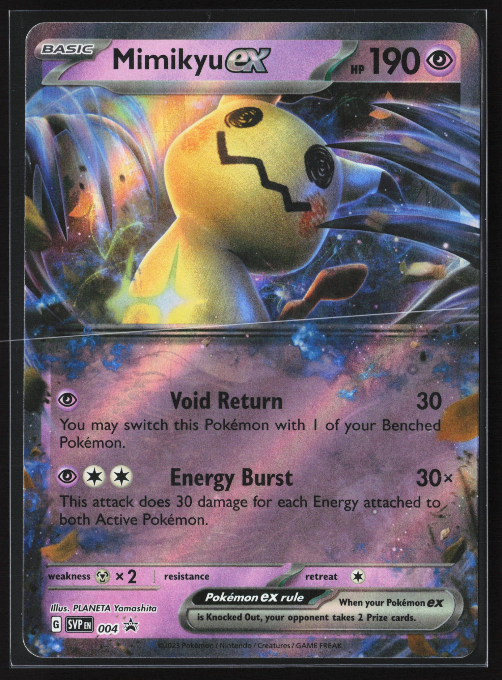 Mimikyu ex (SVP 004) — Voorkant
