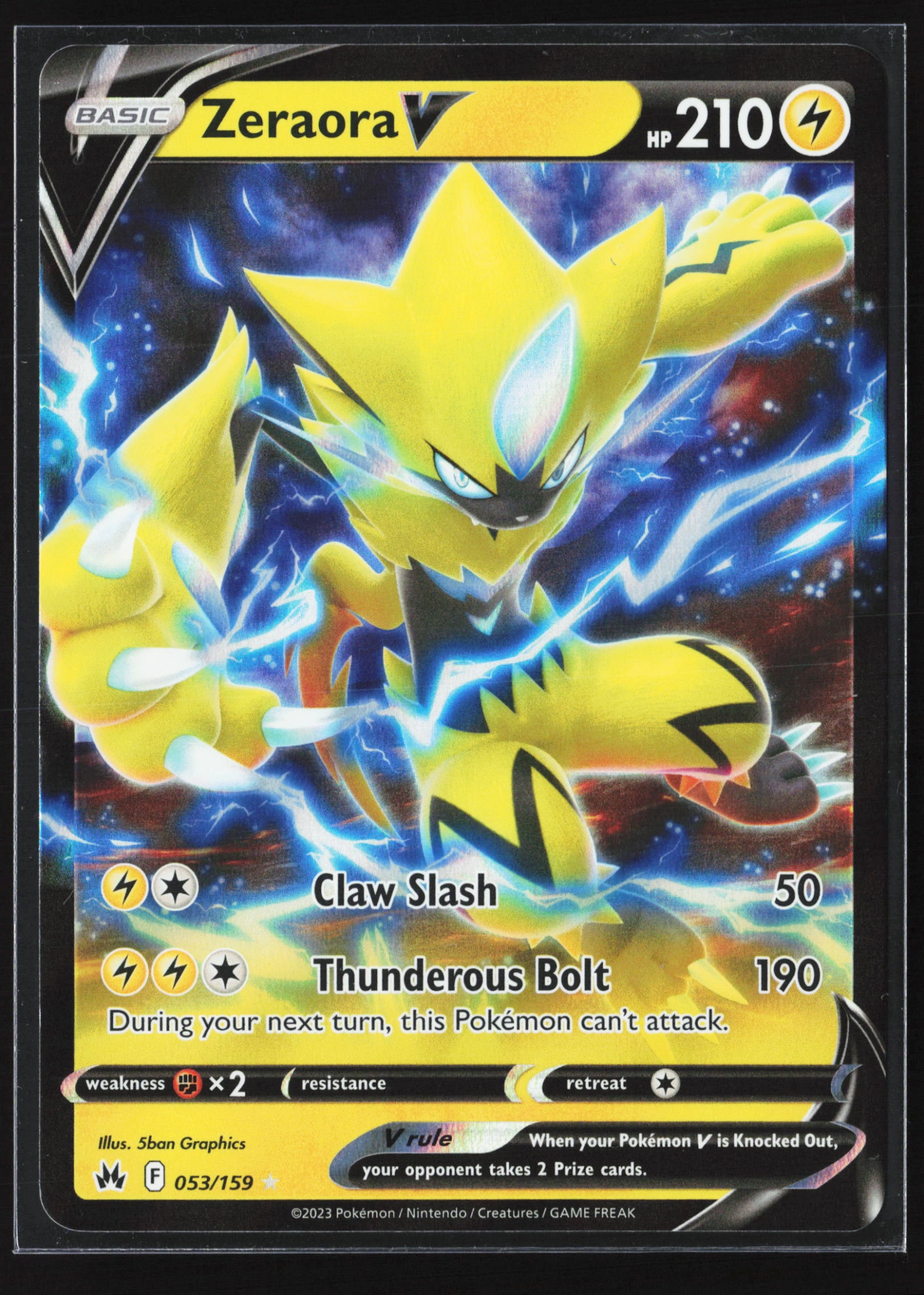 Zeraora V (CRZ 053) — Voorkant