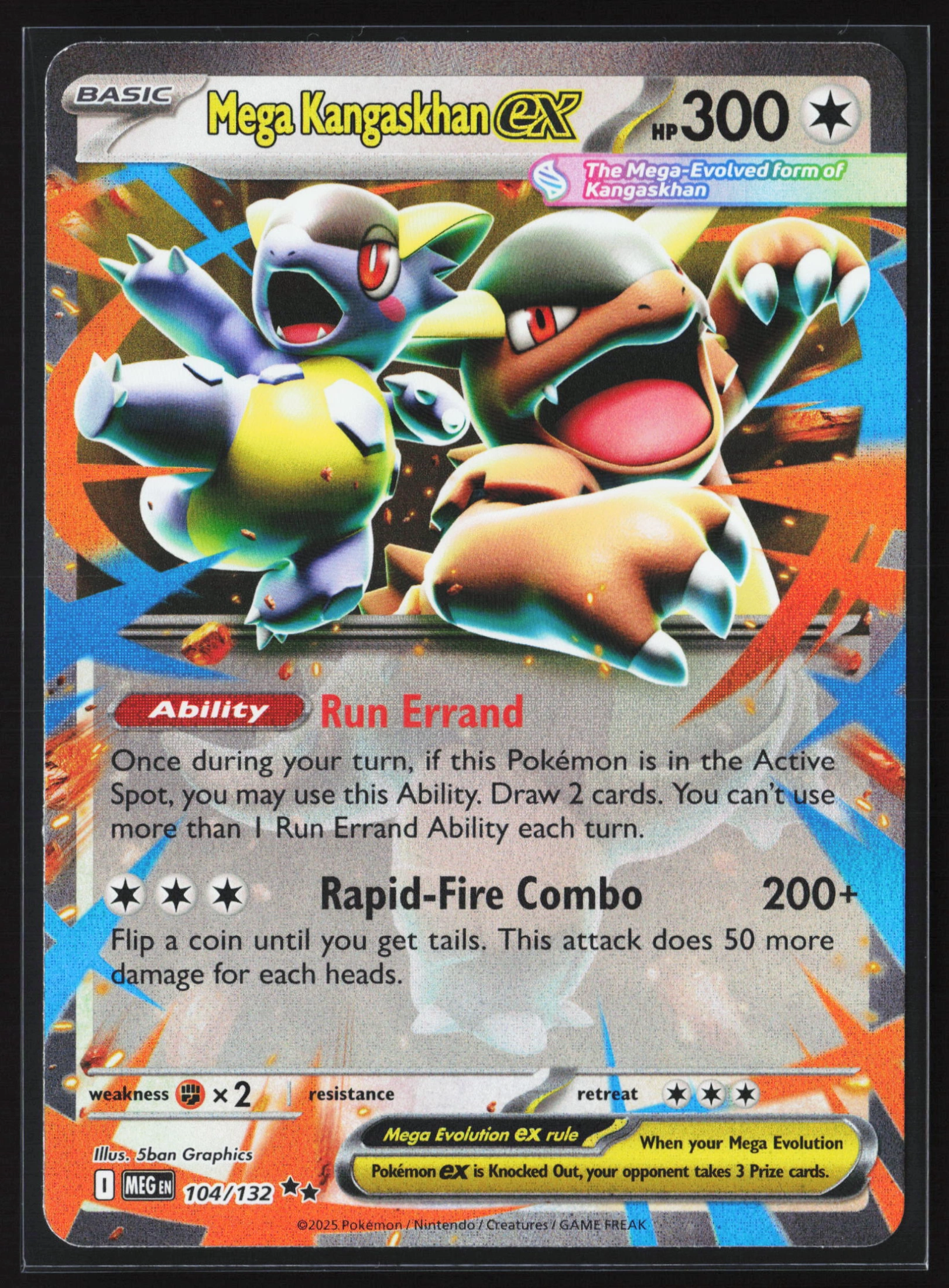Mega Kangaskhan ex (MEG 104) — Voorkant