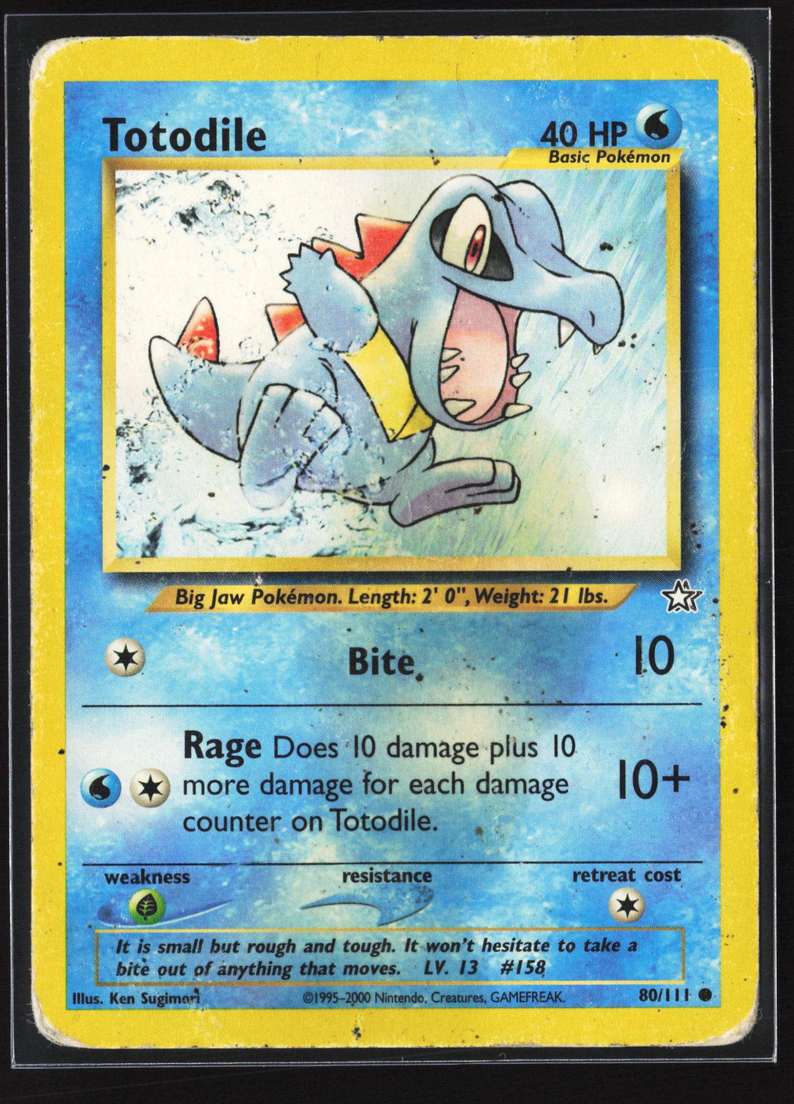 Totodile (NG 080) — Voorkant