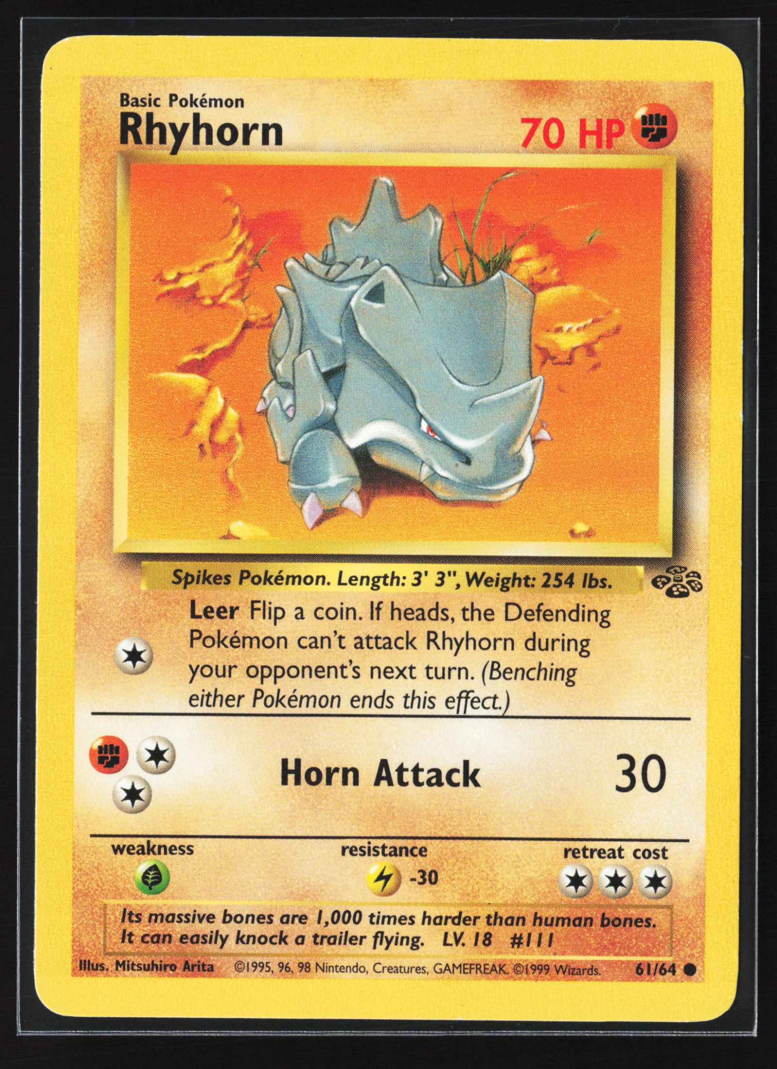 Rhyhorn (JU 061) — Voorkant